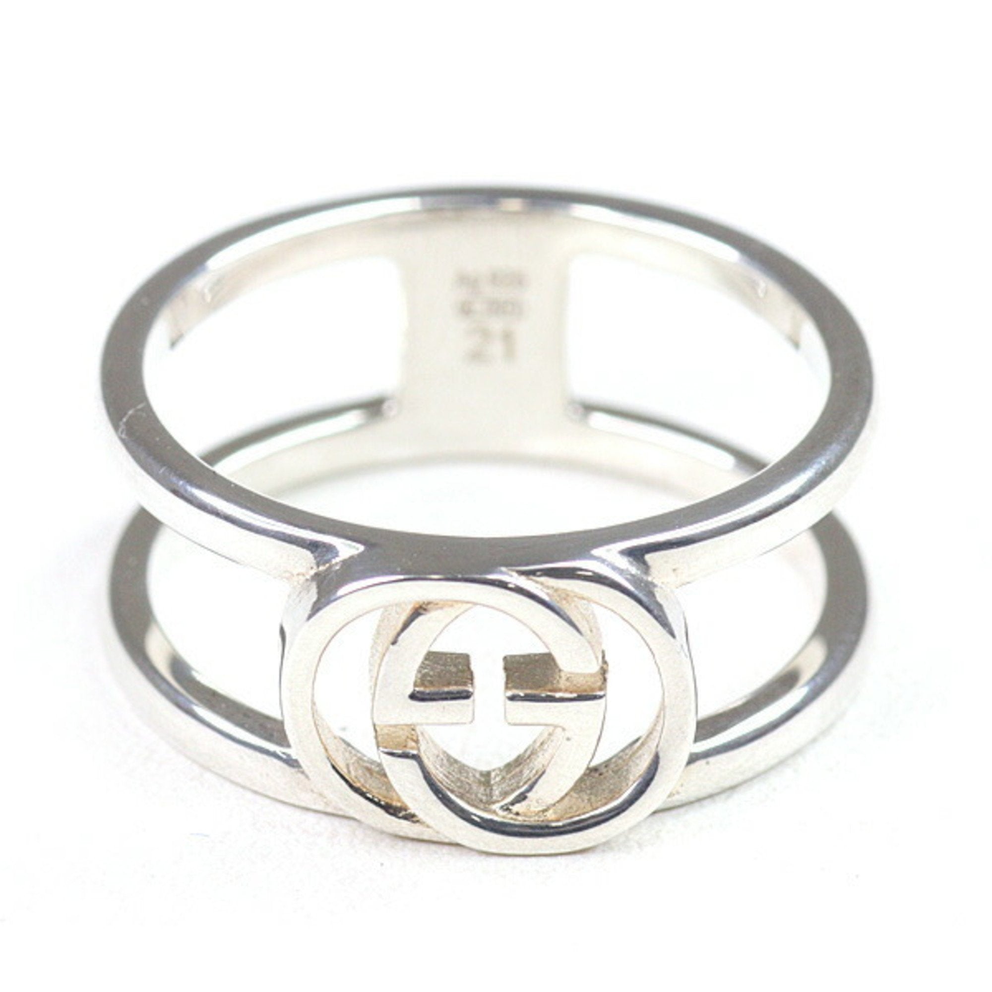 Interlocking Band Ring Sterling Silver
