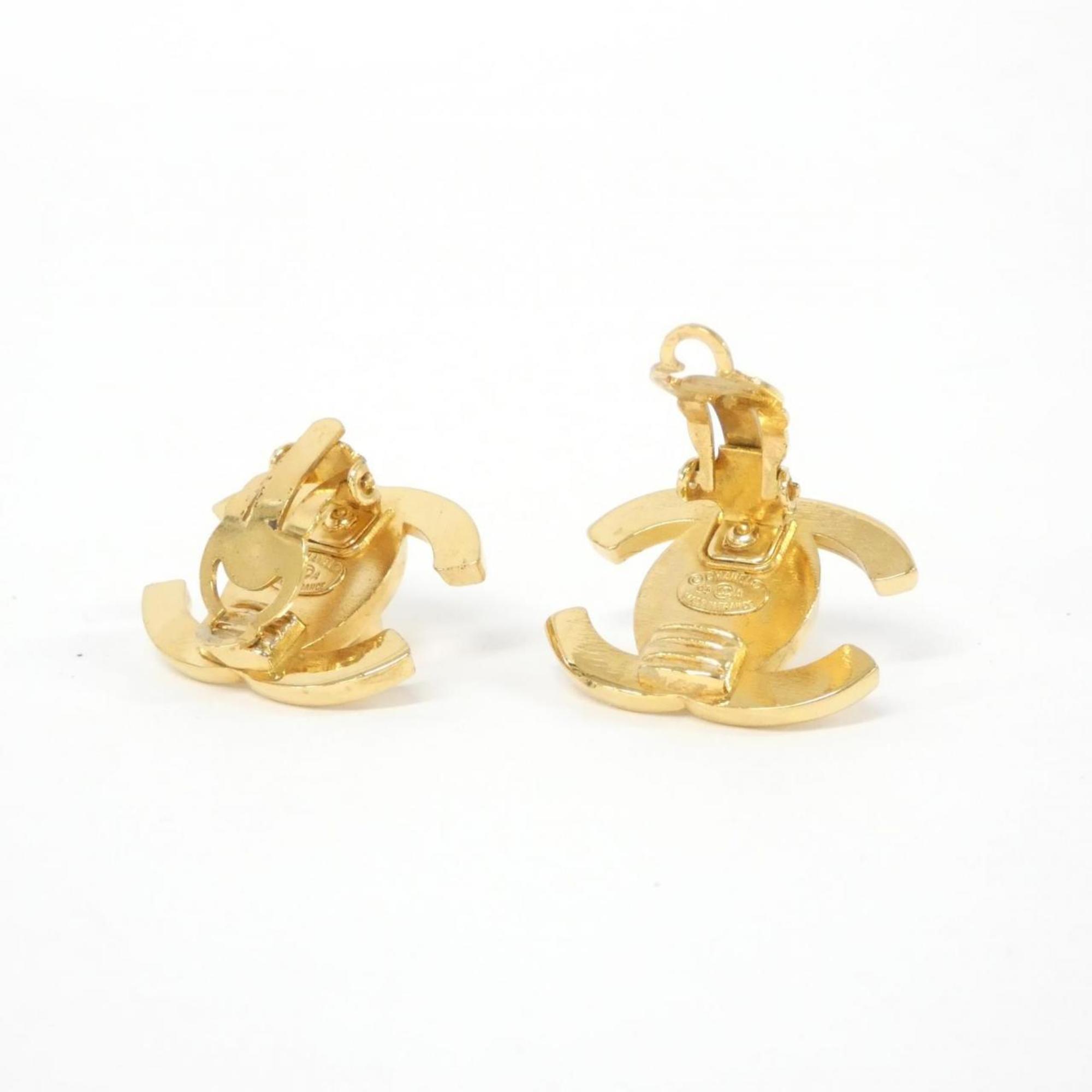 Clip-On Earrings Clip-On Gold-Tone Metal