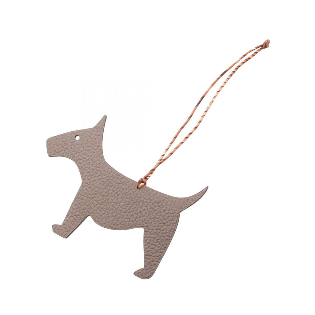 Charm Chevre Leather and Leather and Silk and Taurillon Clemence Leather Beige Pink Handbag Charm