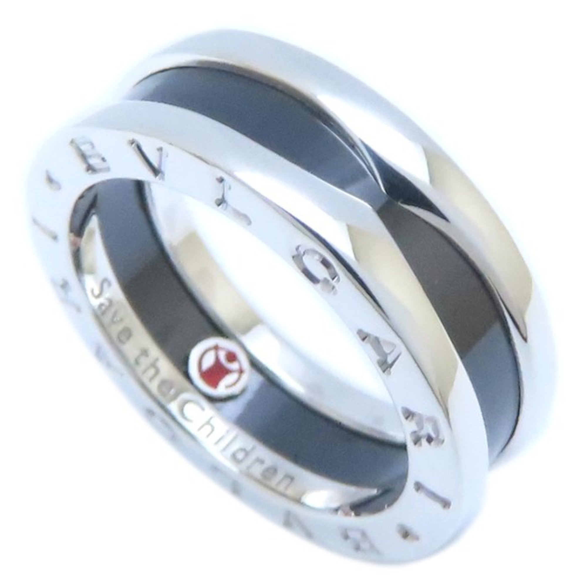 B.Zero1 One Band Ring Sterling Silver and Ceramic