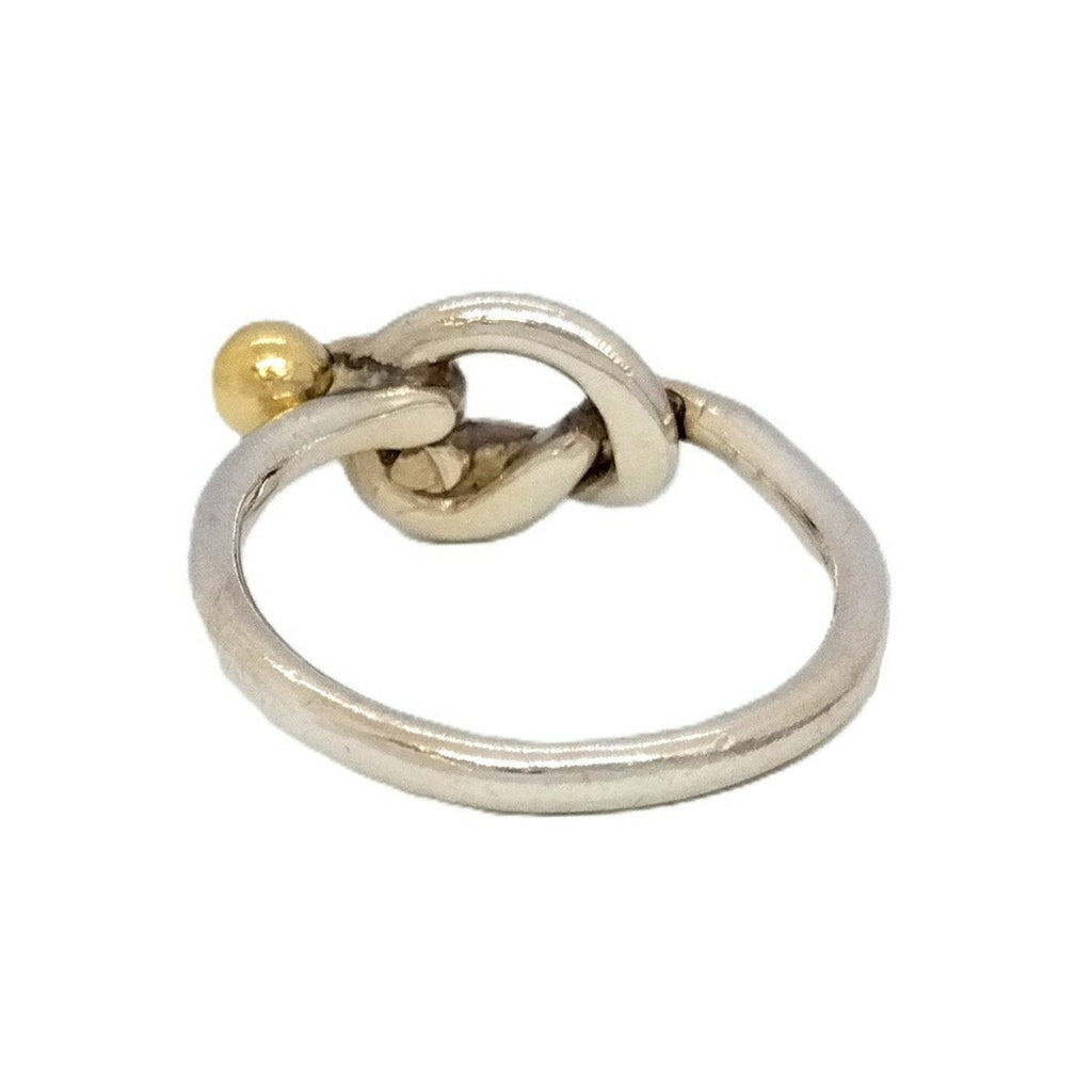 Love Knot Ring Sterling Silver and 18K Yellow Gold