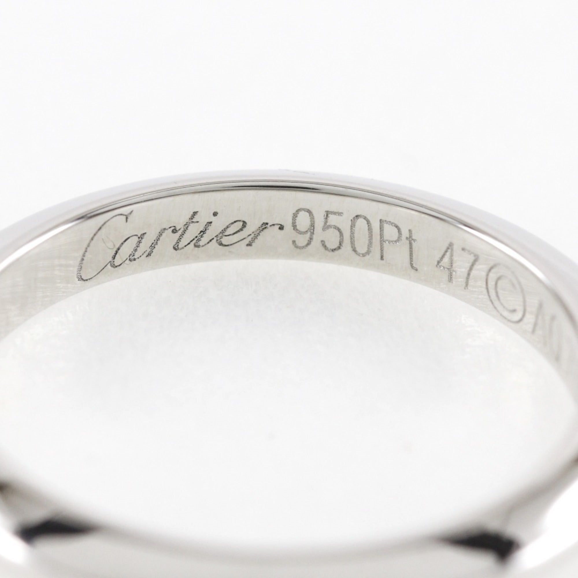 Knife Edge Ring Platinum