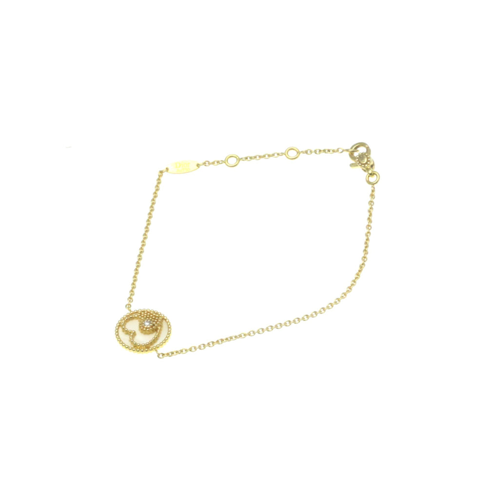 Bracelet 18K Yellow Gold with Shell Charm