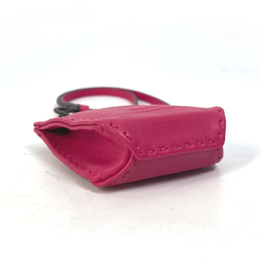 Charm Swift Leather Pink Handbag Charm