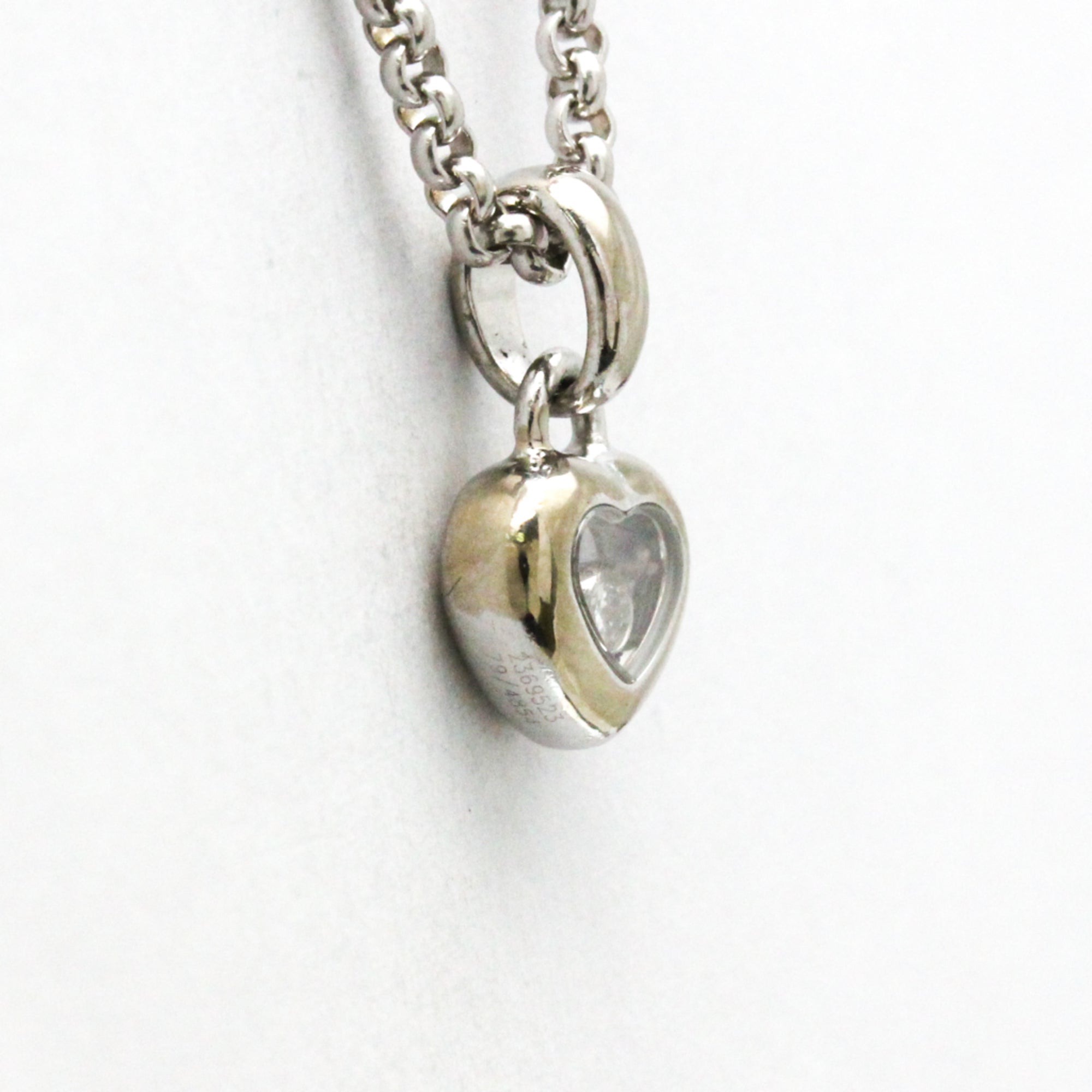 Pendant Necklace 18K White Gold With Diamond
