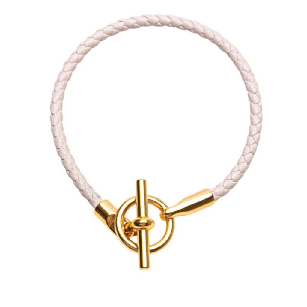 Bracelet Leather Pink Gold