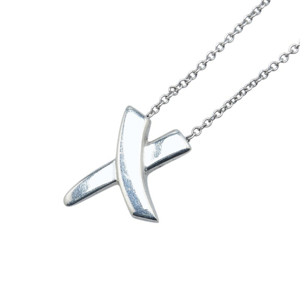 Kiss Pendant Necklace Sterling Silver