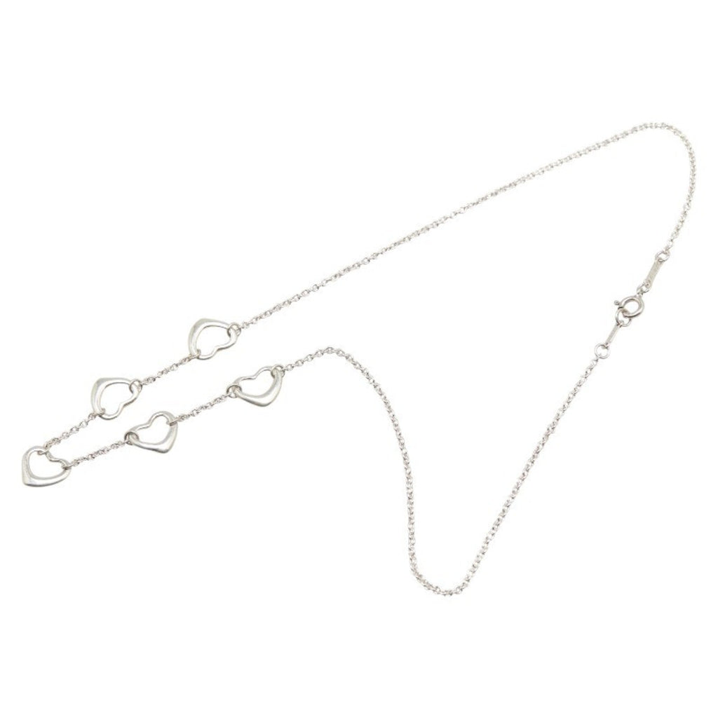 Open Heart Pendant Necklace Sterling Silver 8.6mm