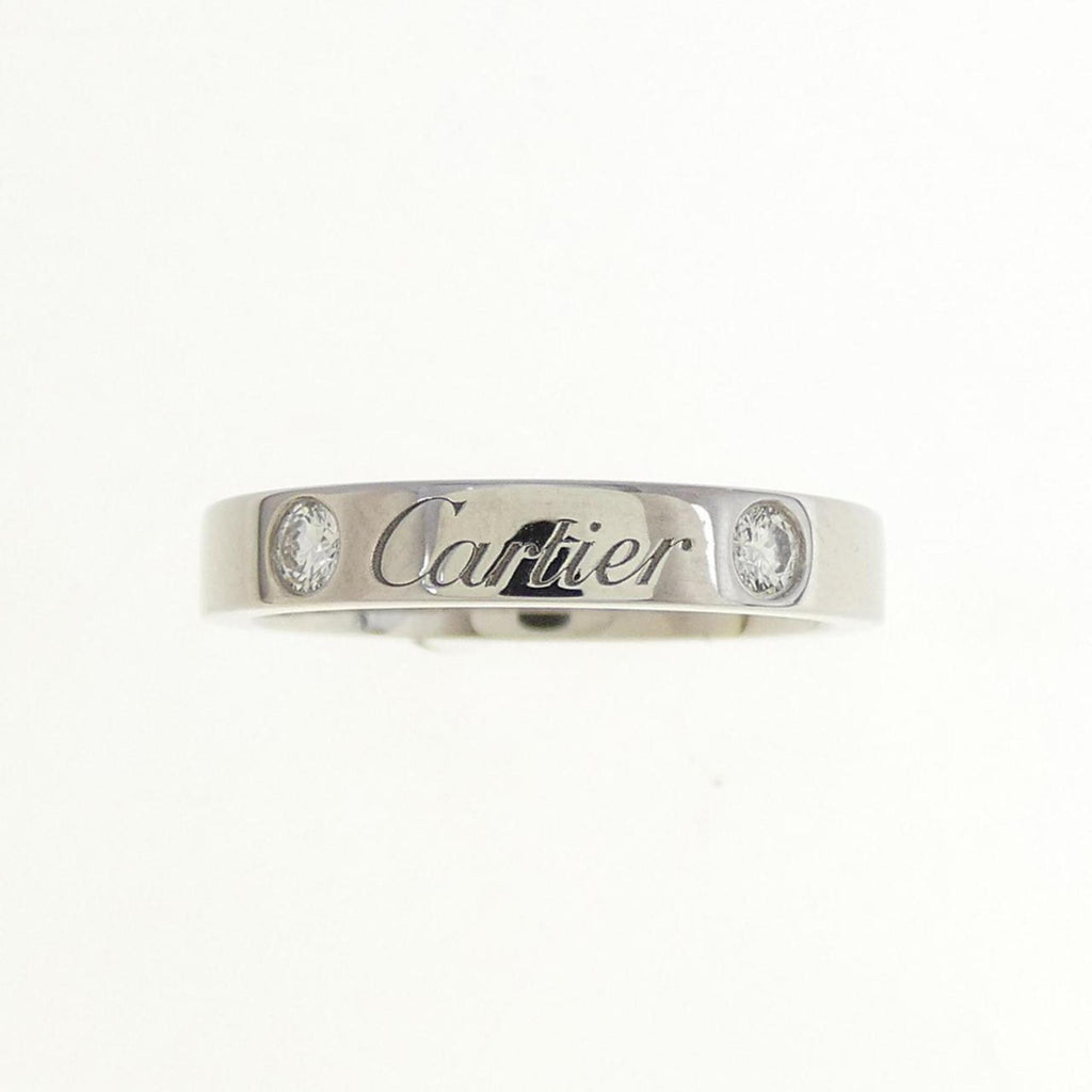 Band Ring Platinum with Diamond