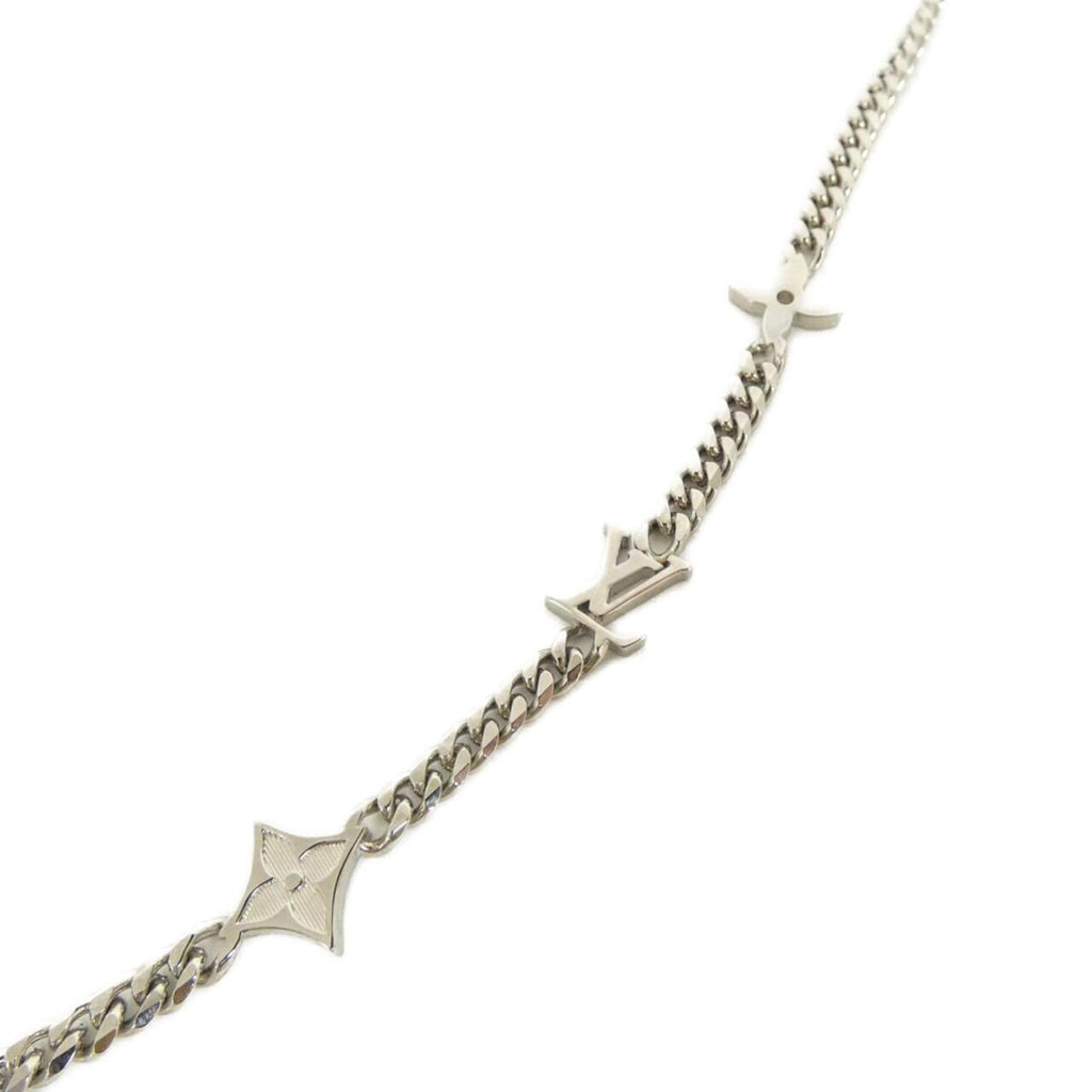 Monogram Row Pendant Necklace Sterling Silver