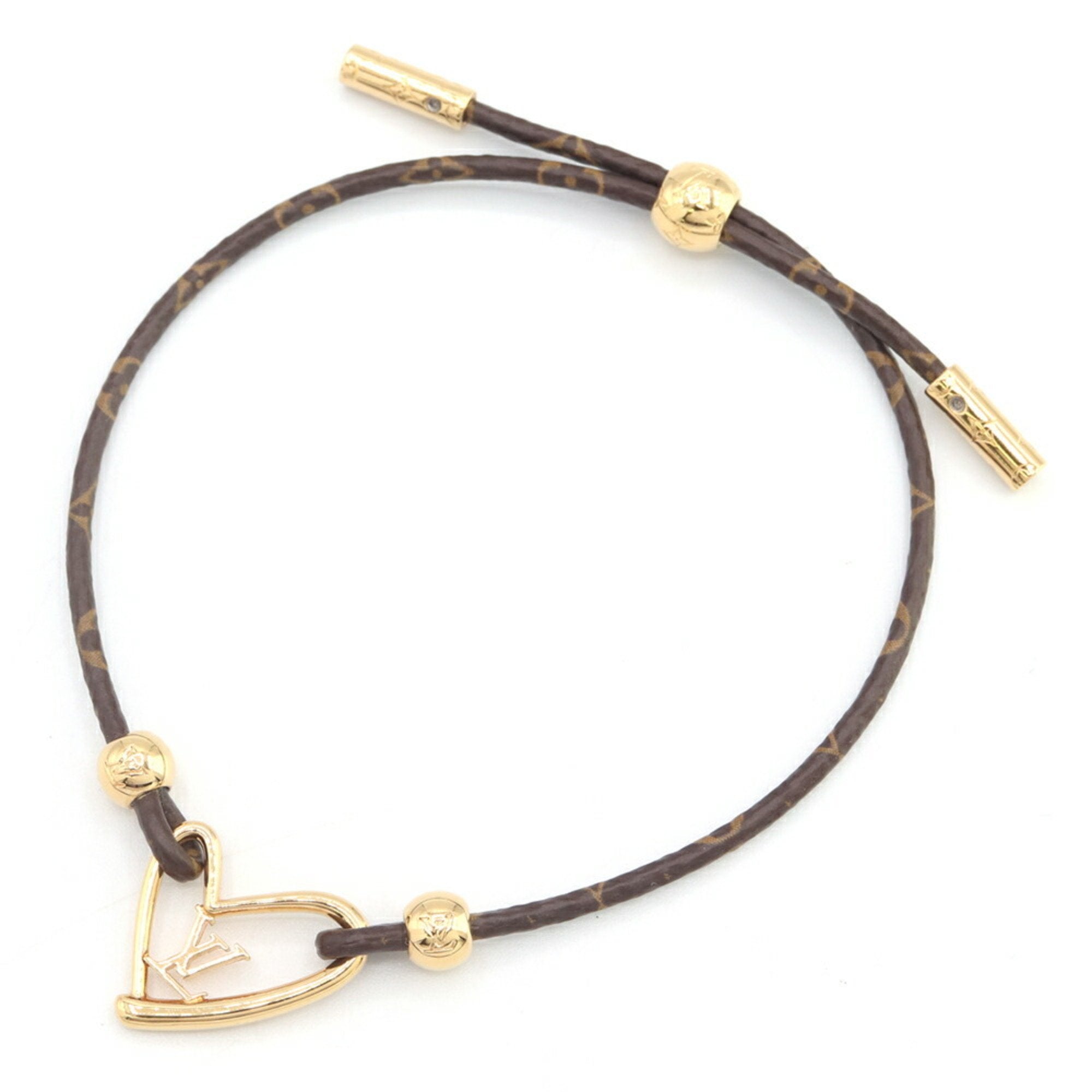 Monogram Bracelet Monogram and Metal Gold