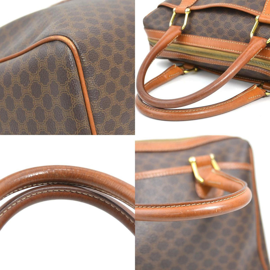 Vintage Duffle Bag Macadam Coated Canvas Large