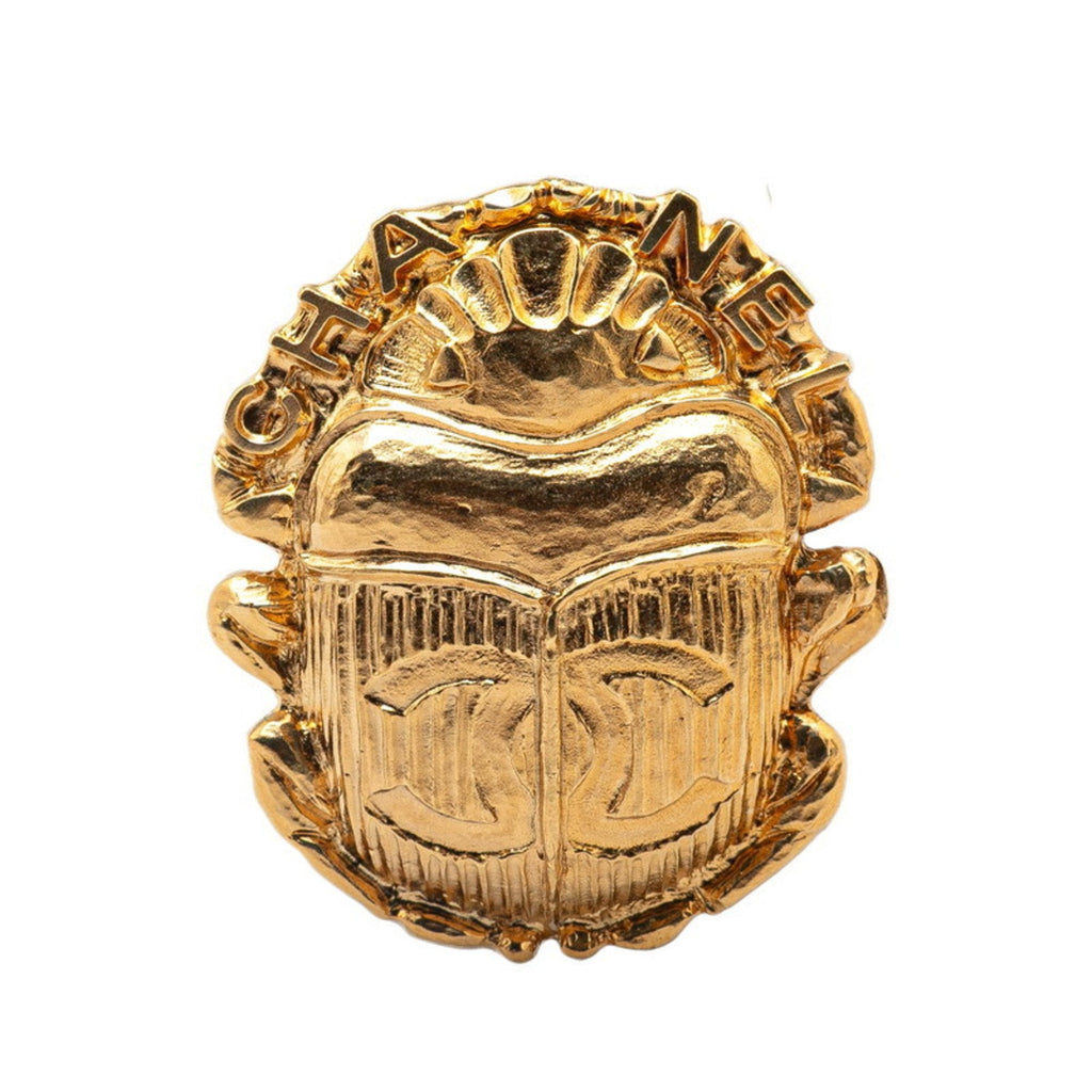 CC Logo Ladybug Brooch Metal