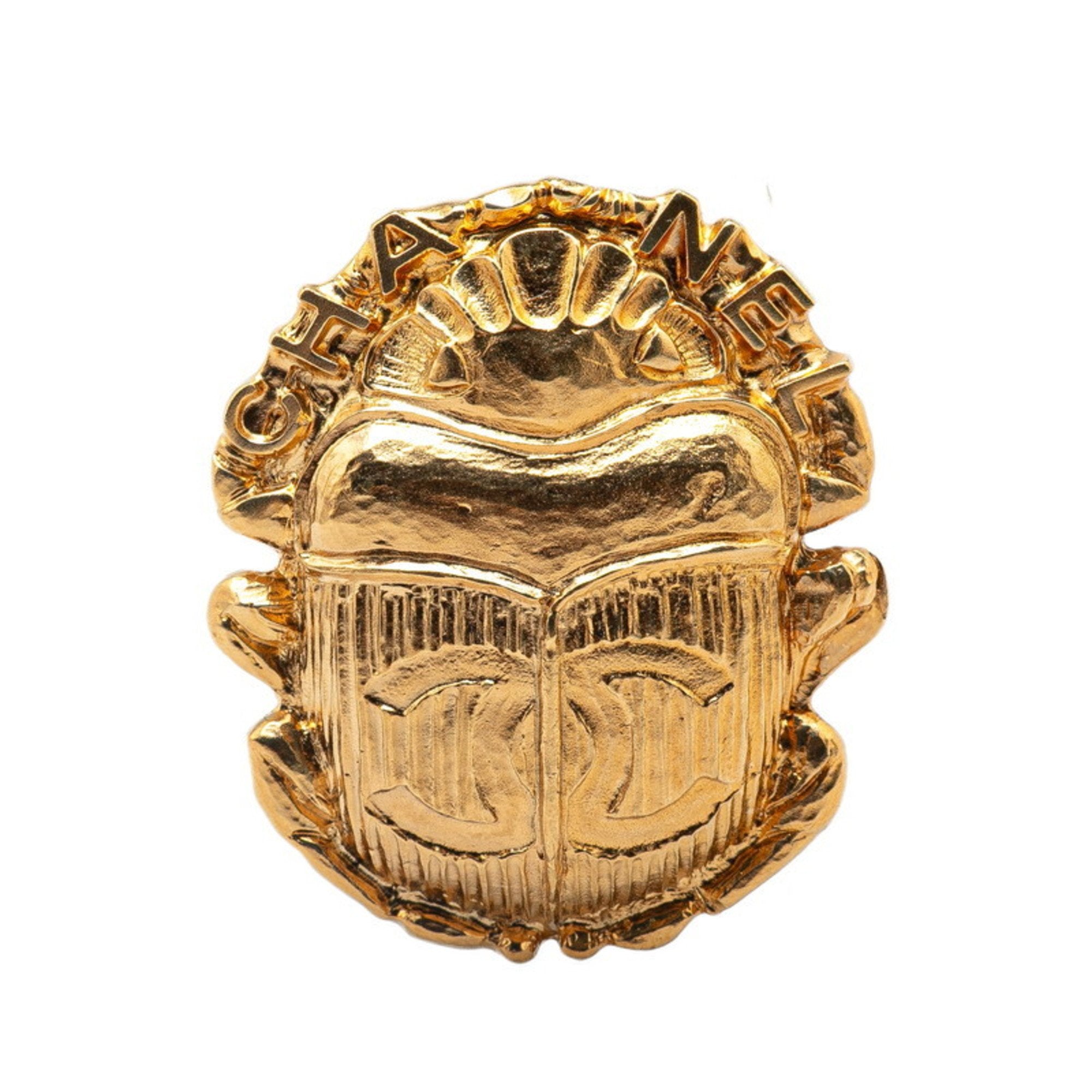 CC Logo Ladybug Brooch Metal