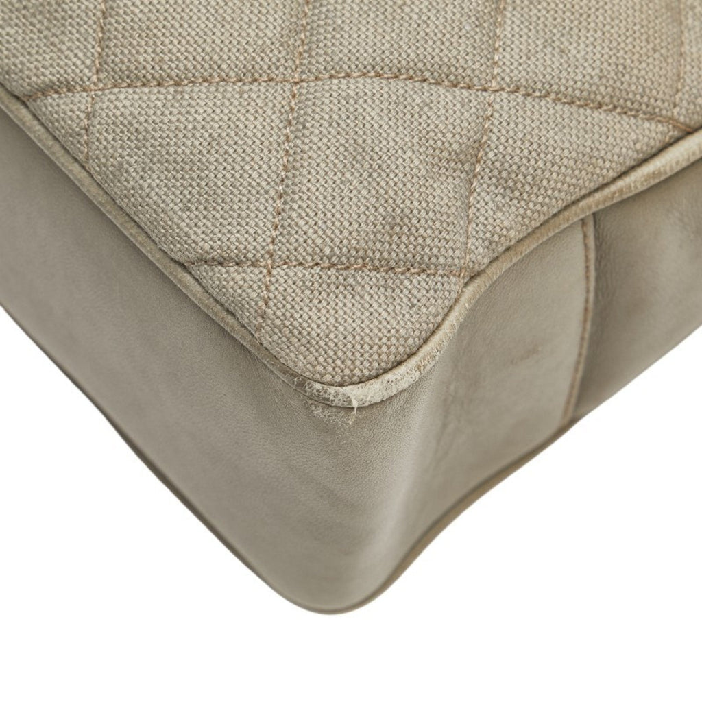 Vintage Shopping Tote Quilted Caviar