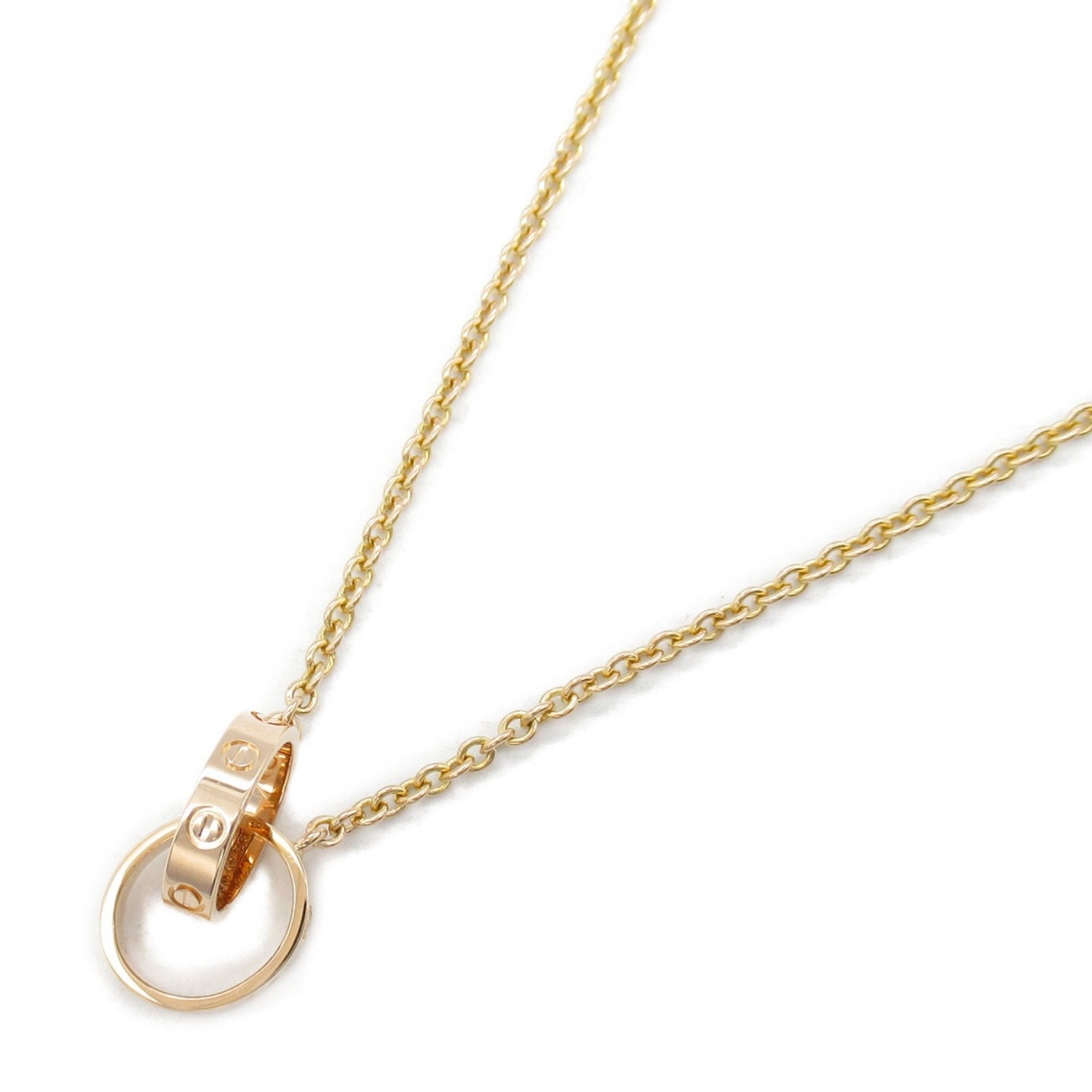 Love Pendant Necklace 18K Rose Gold