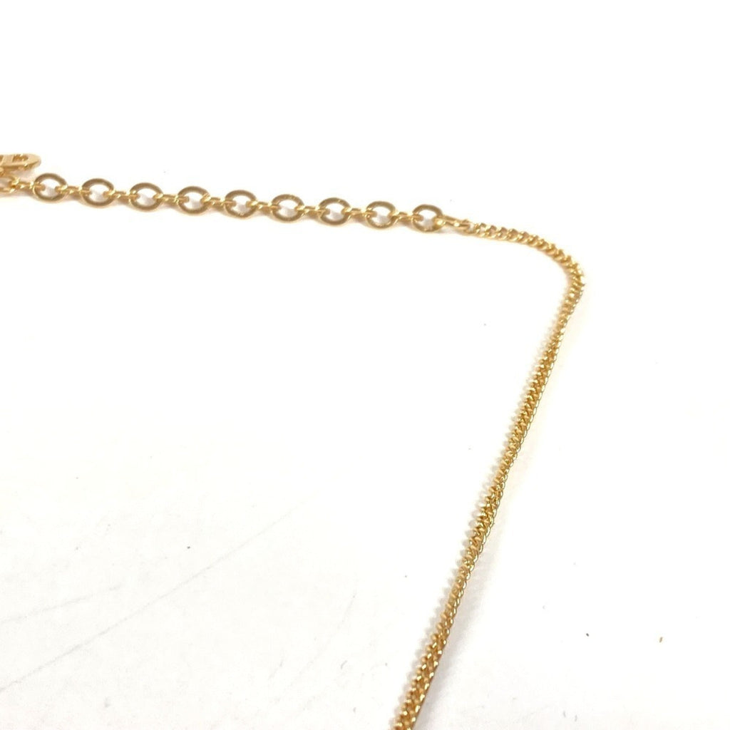 Vintage Pendant Necklace Metal Gold