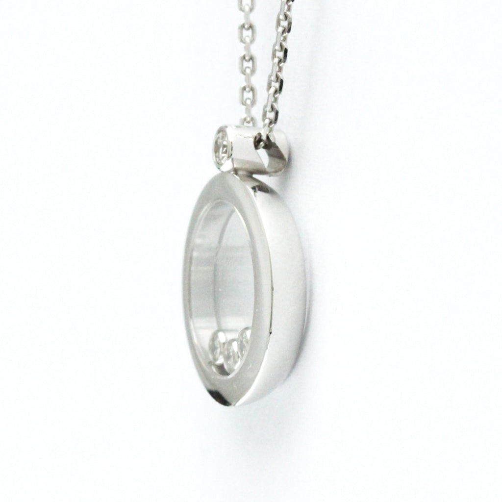 Pendant Necklace 18K White Gold with Diamond