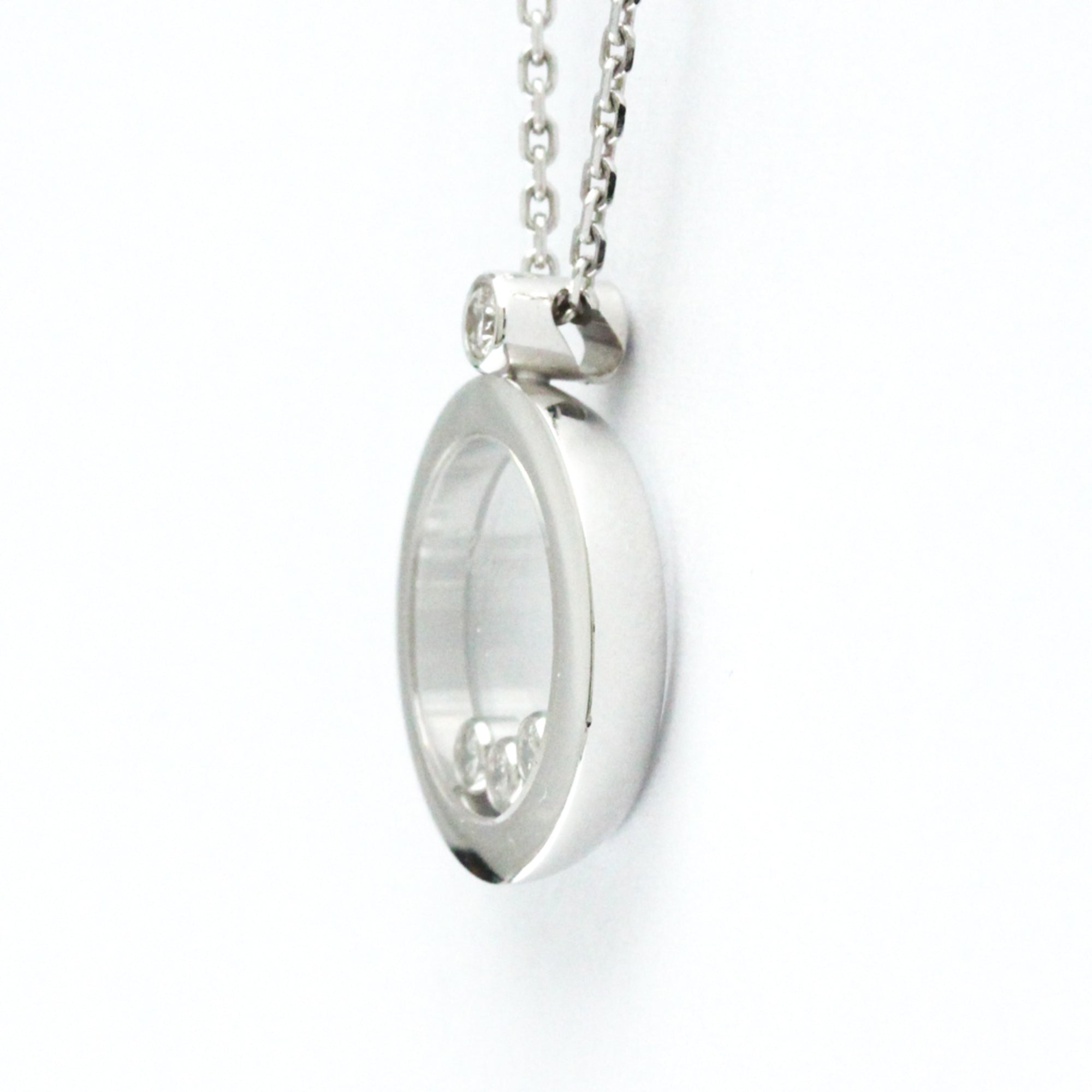 Pendant Necklace 18K White Gold with Diamond