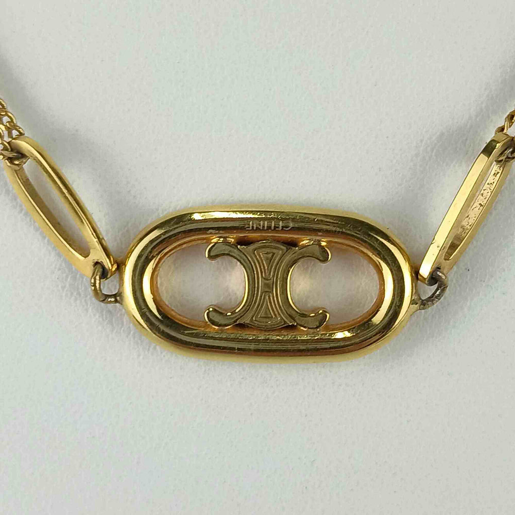 Triomphe Pendant Necklace Metal Gold