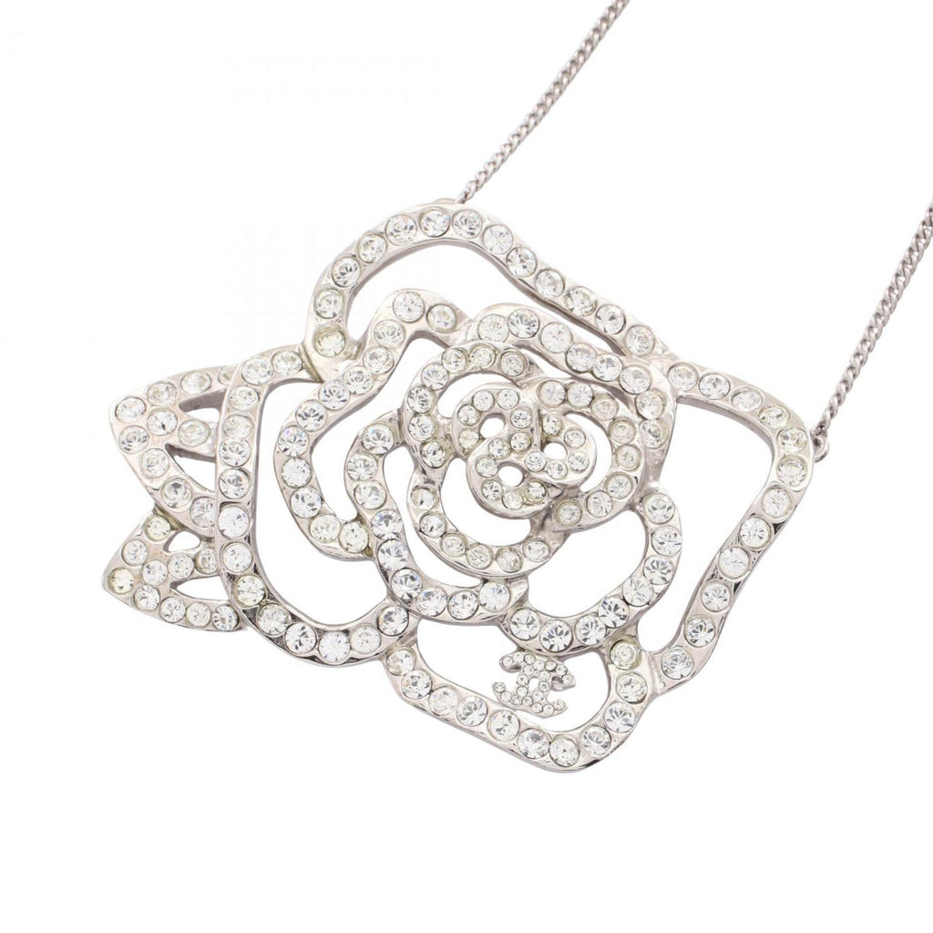 CC Logo Pendant Necklace Sterling Silver