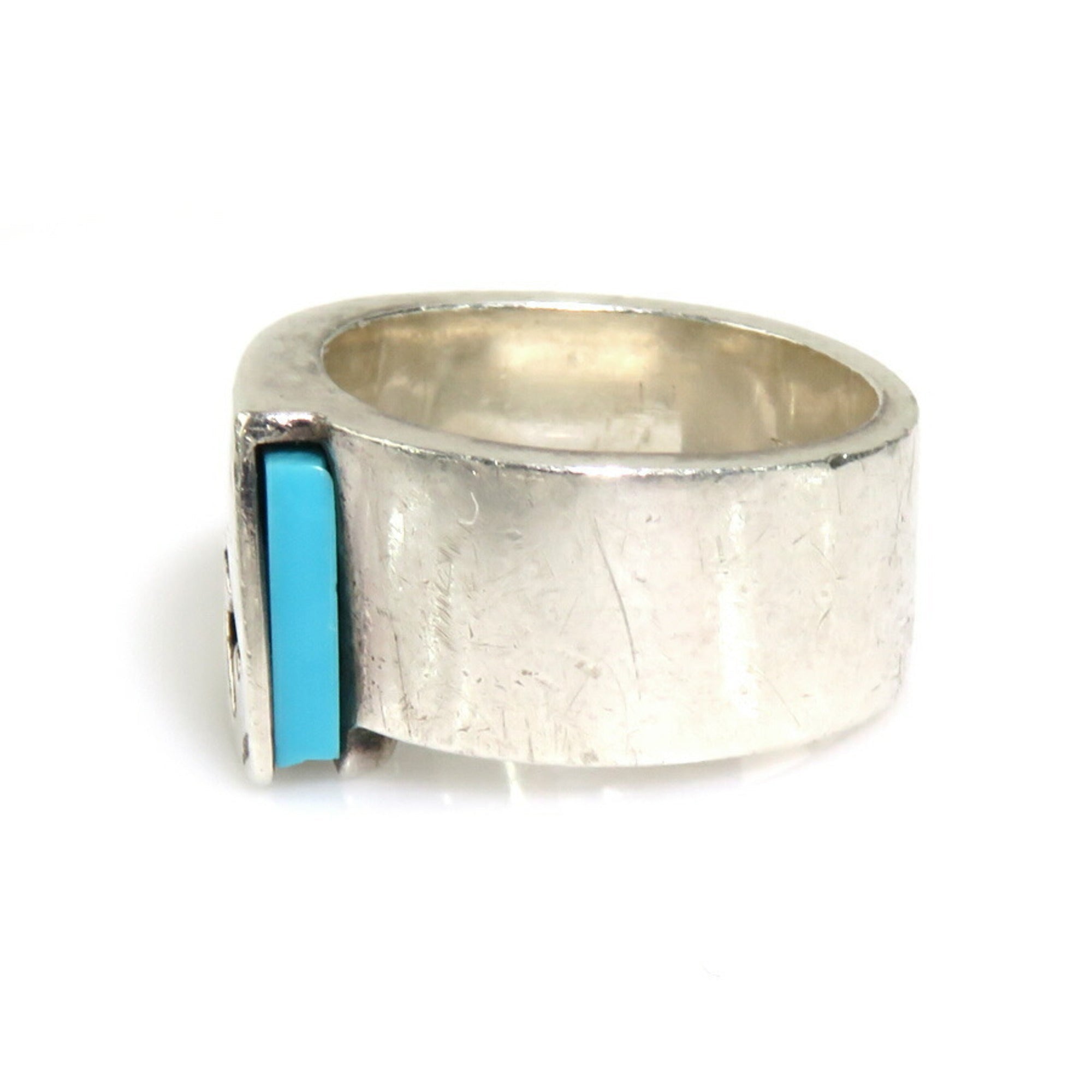 Ring Plastic and Sterling Silver