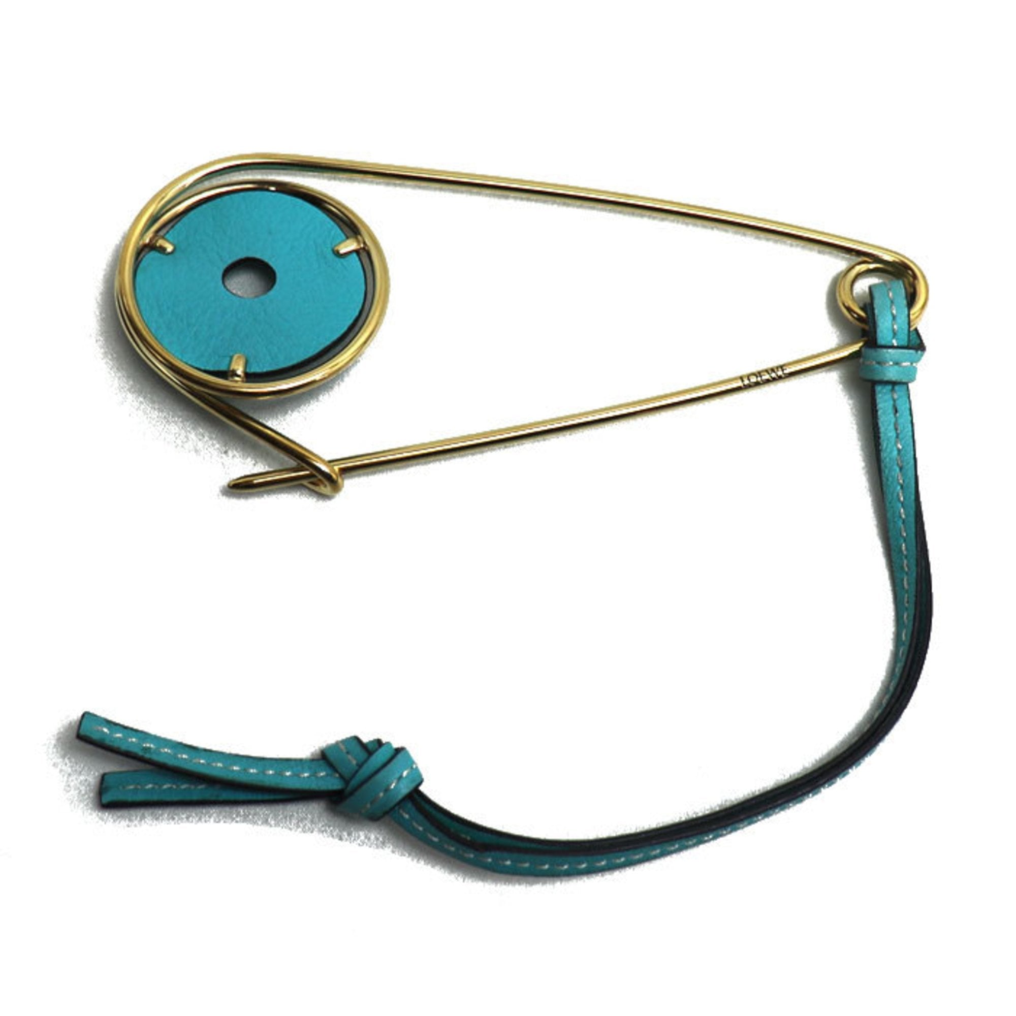 Charm Leather and Metal Light Blue Handbag Charm