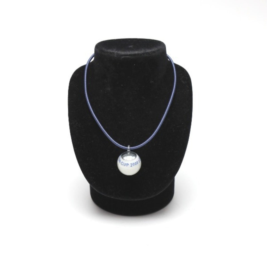 Compass Pendant Necklace Blue