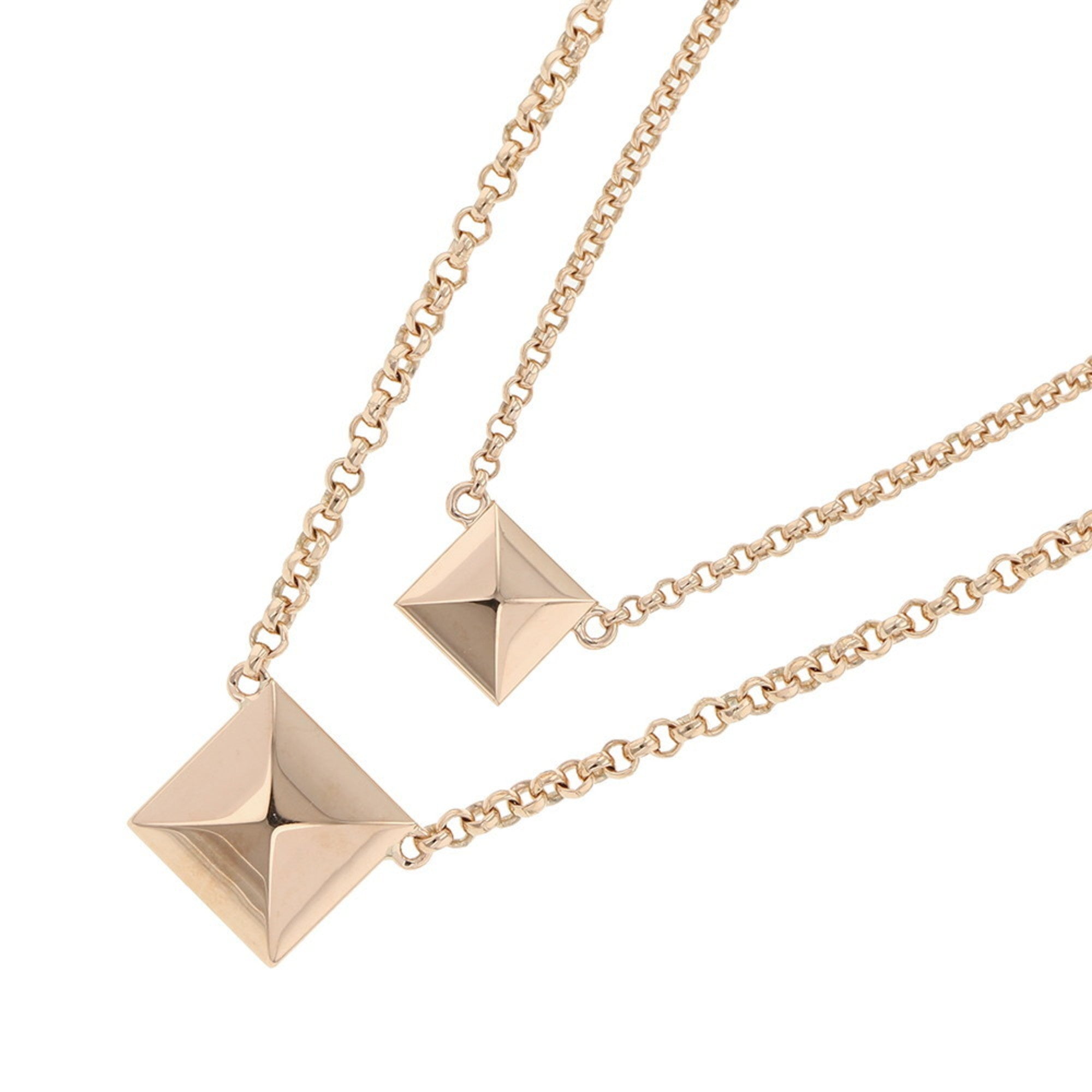 Pendant Necklace 18K Rose Gold with Diamond