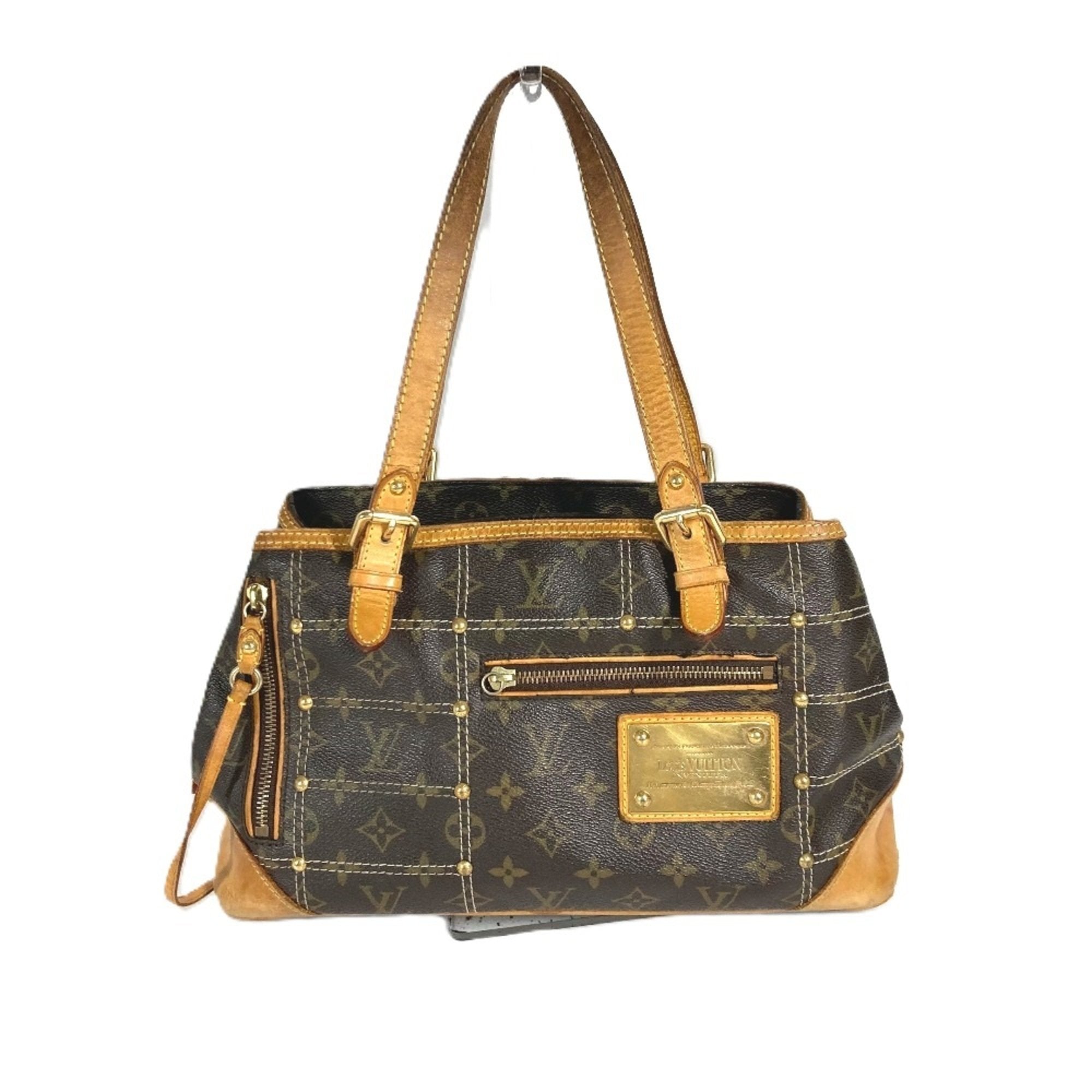 Riveting Handbag Monogram Canvas