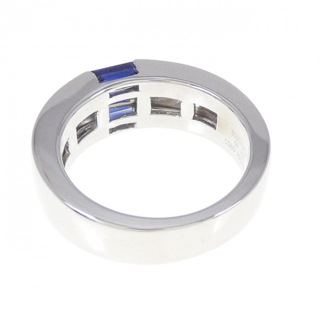 Ring 18K White Gold With Sapphire