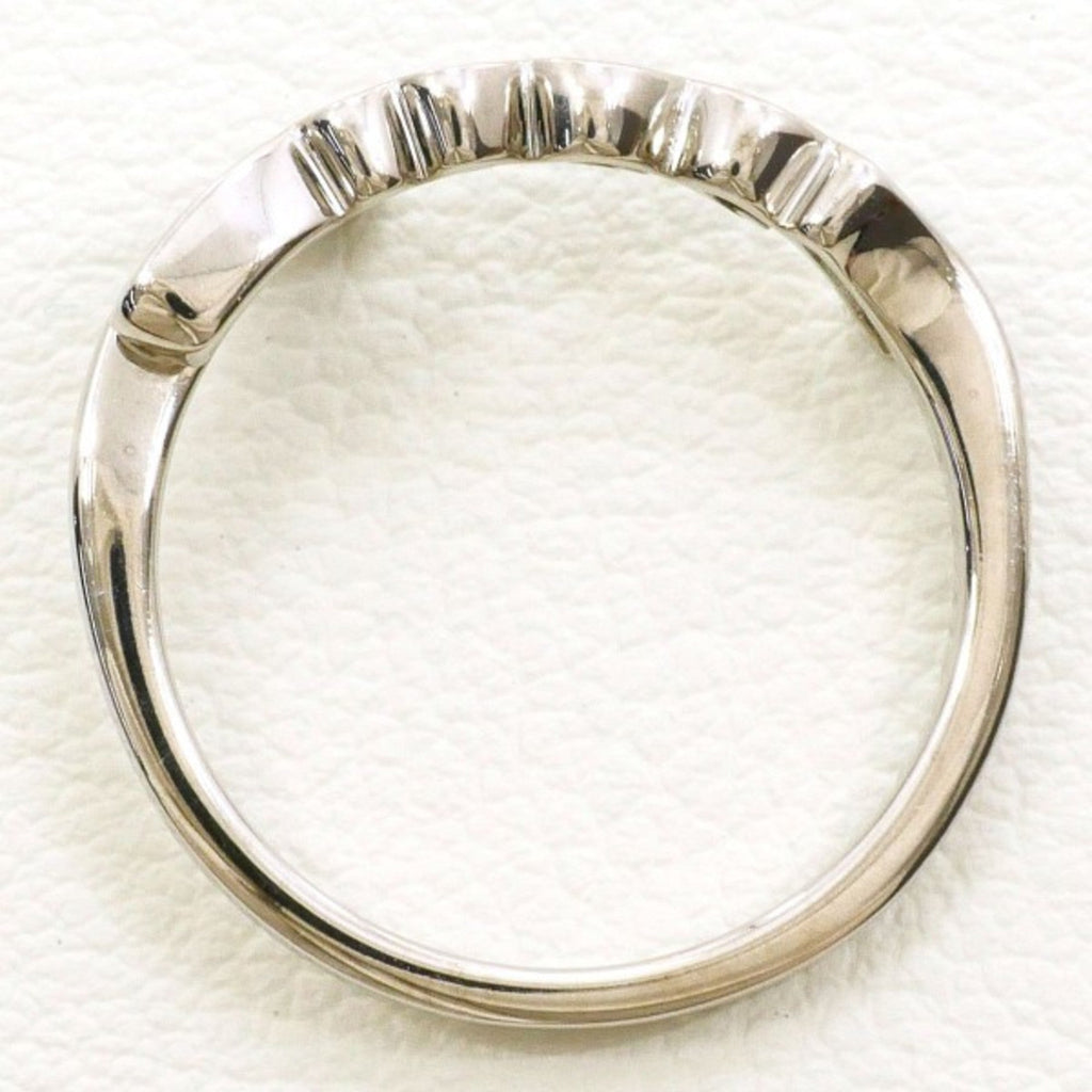 Band Ring 18K White Gold with Diamond