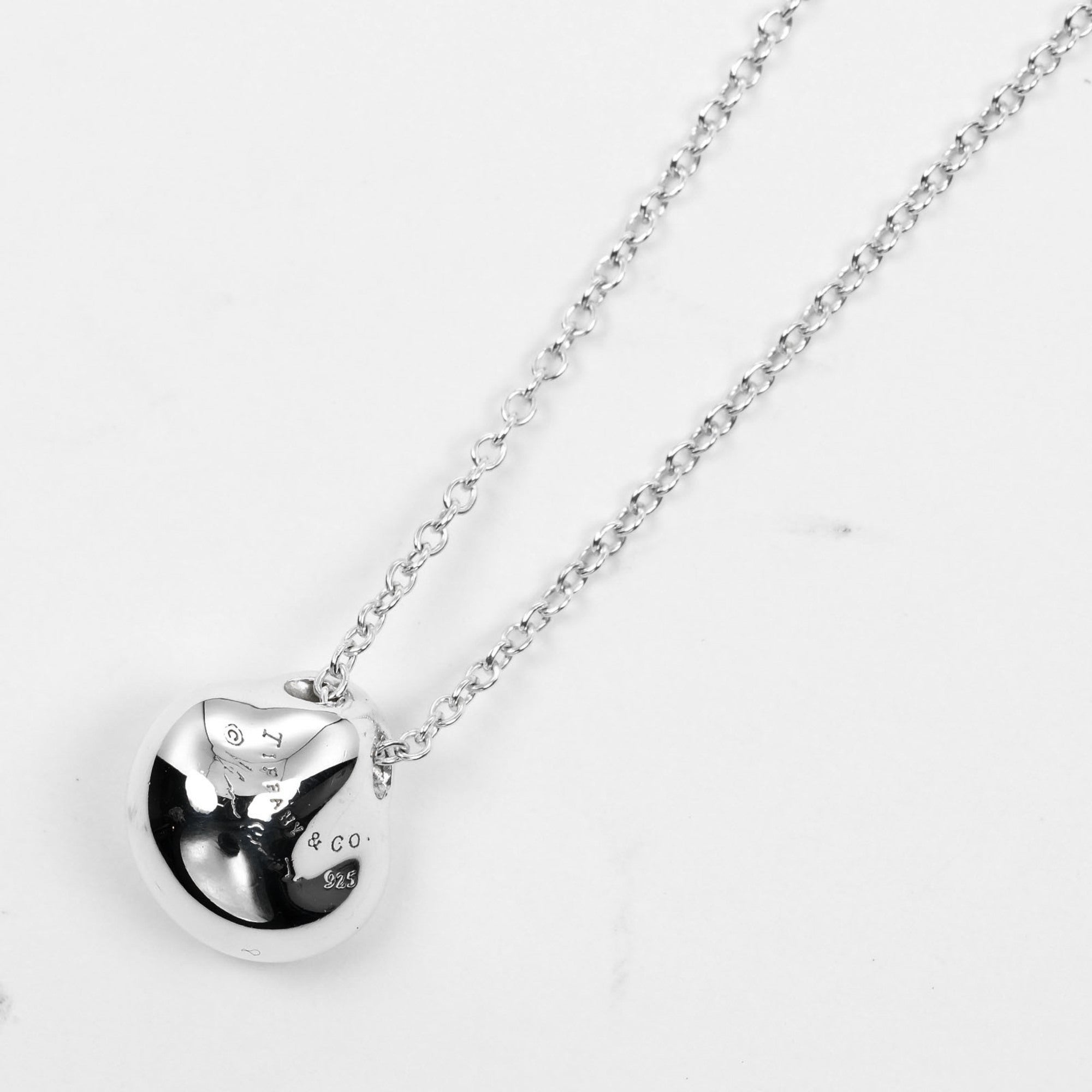 Nugget Pendant Necklace Sterling Silver