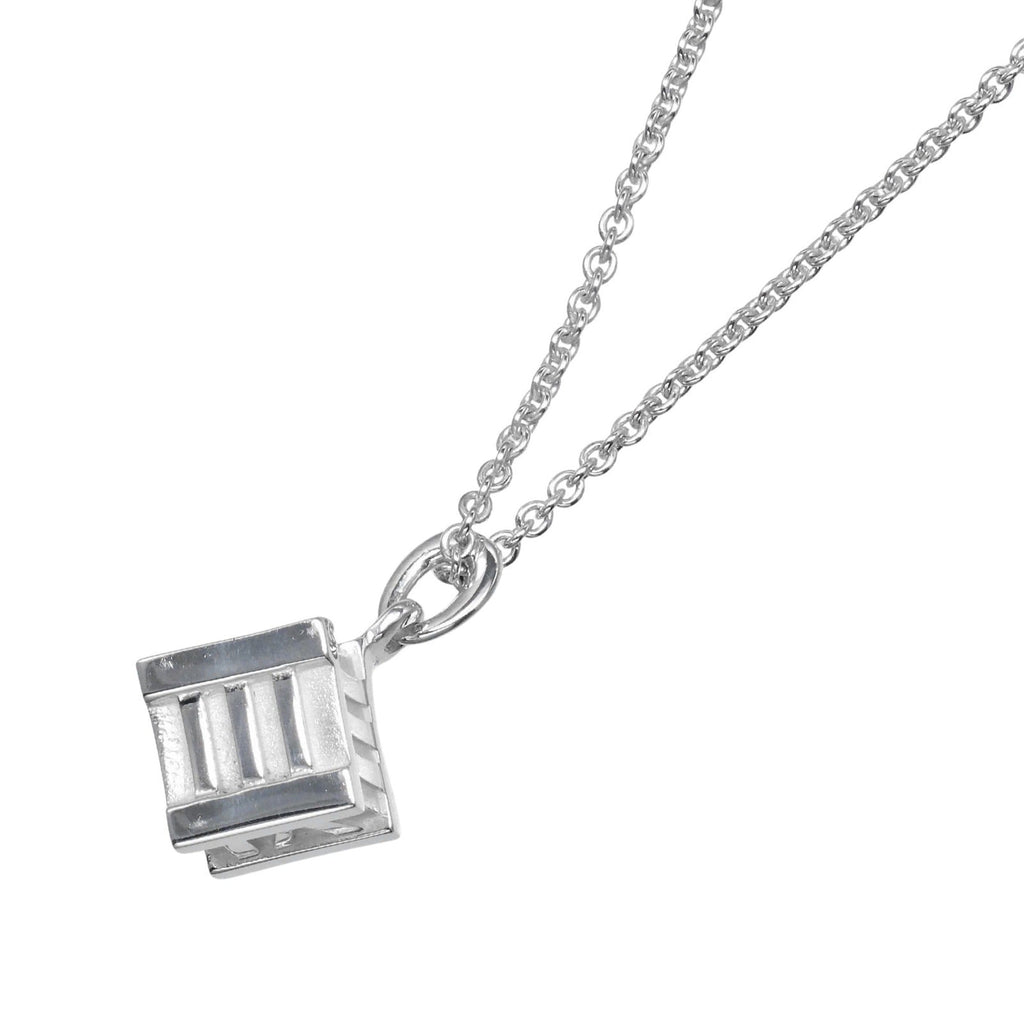Atlas Pendant Necklace Sterling Silver