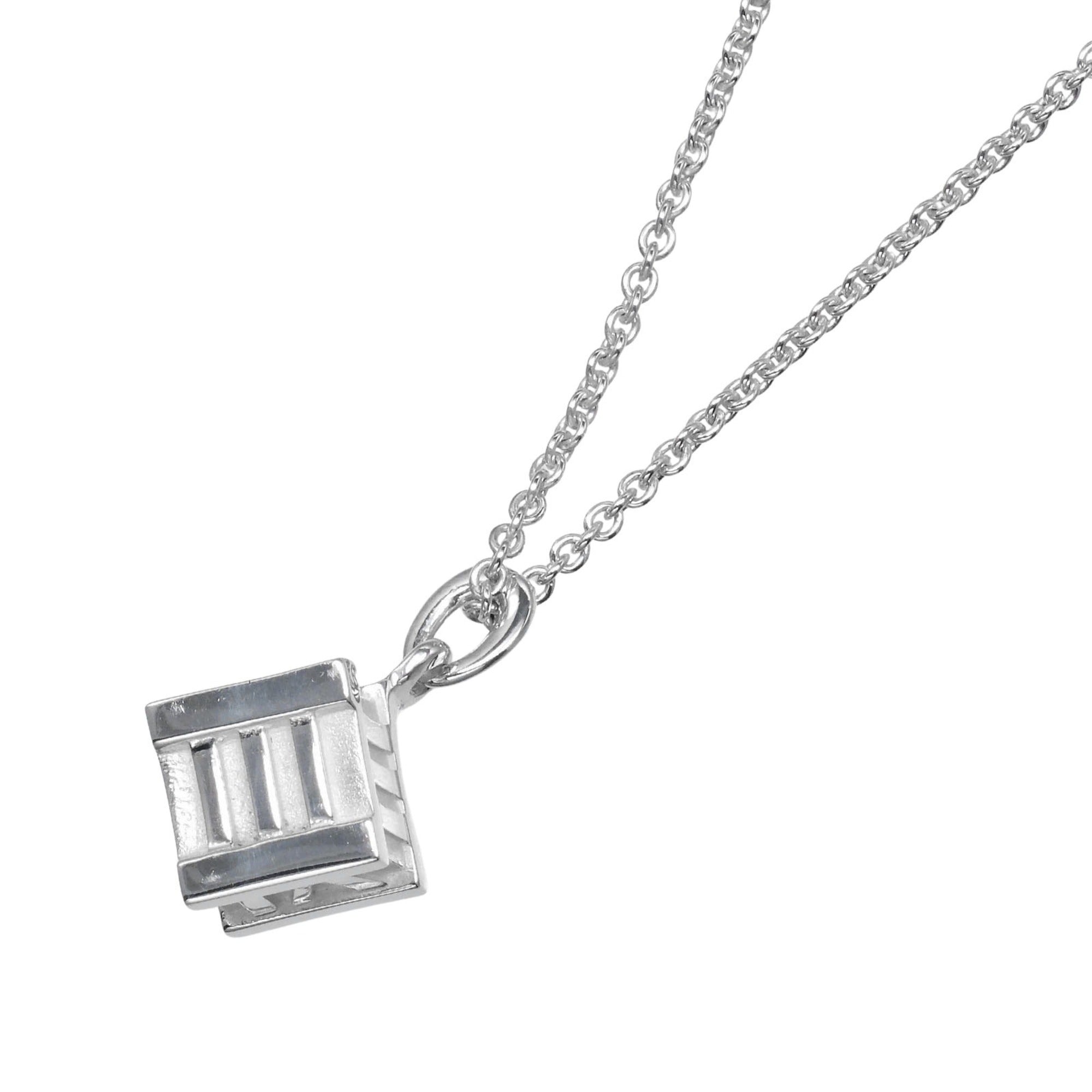 Atlas Pendant Necklace Sterling Silver