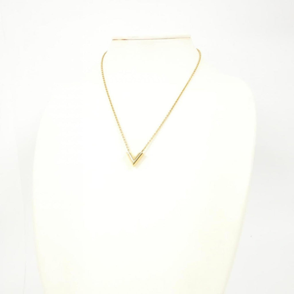 Essential V Pendant Necklace Gold