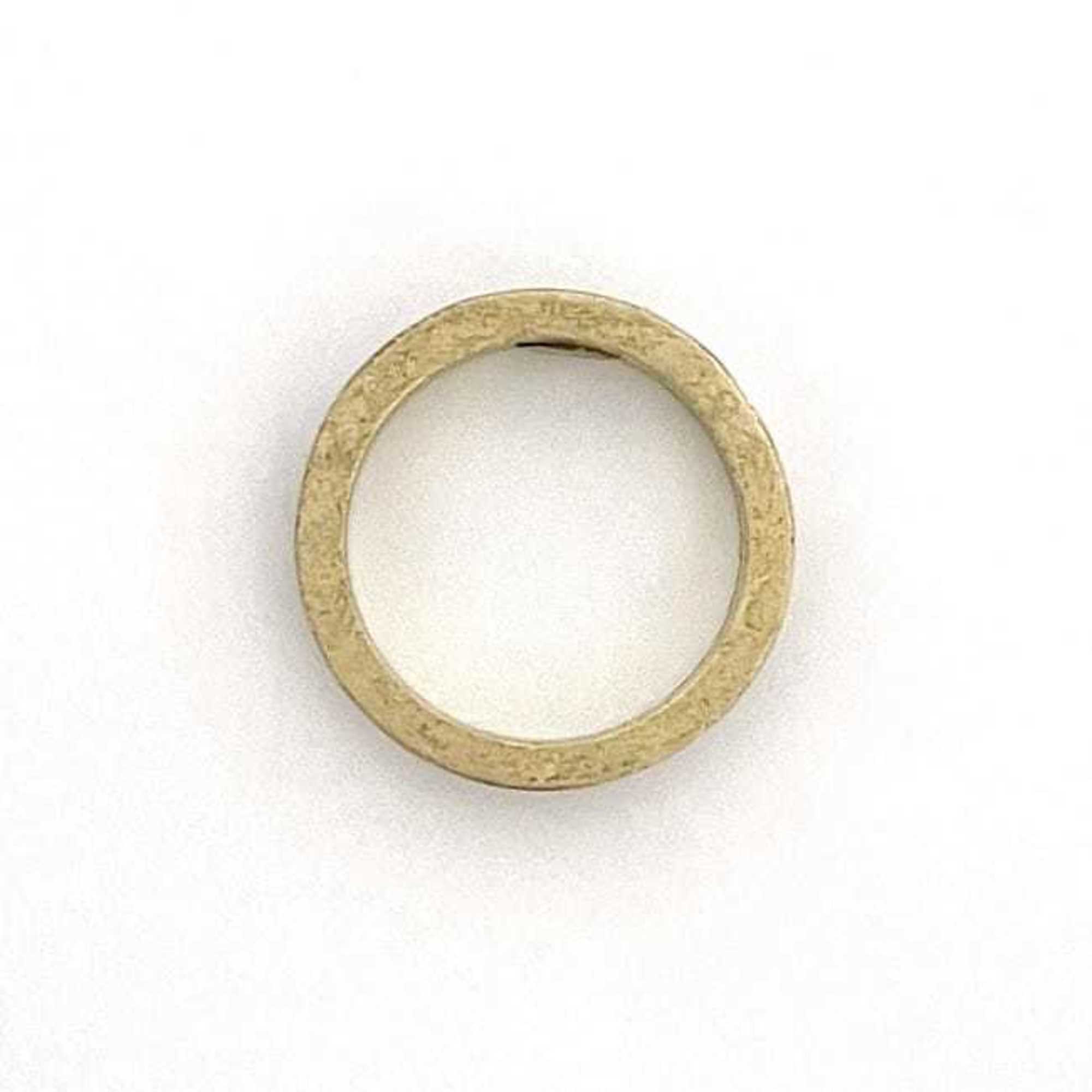 Engraved Ring Gold-Tone Metal