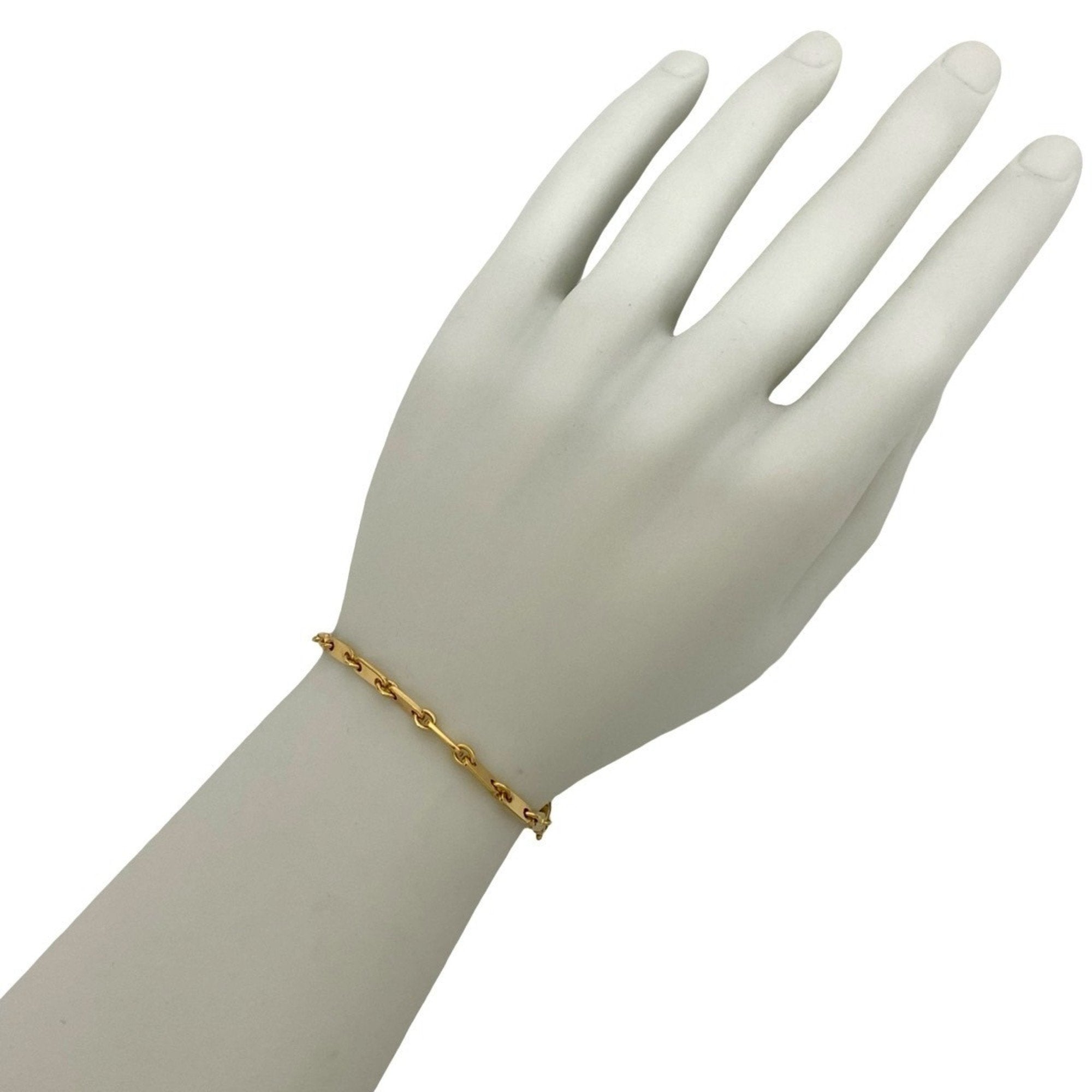 Figaro Chain Bracelet 18K Gold