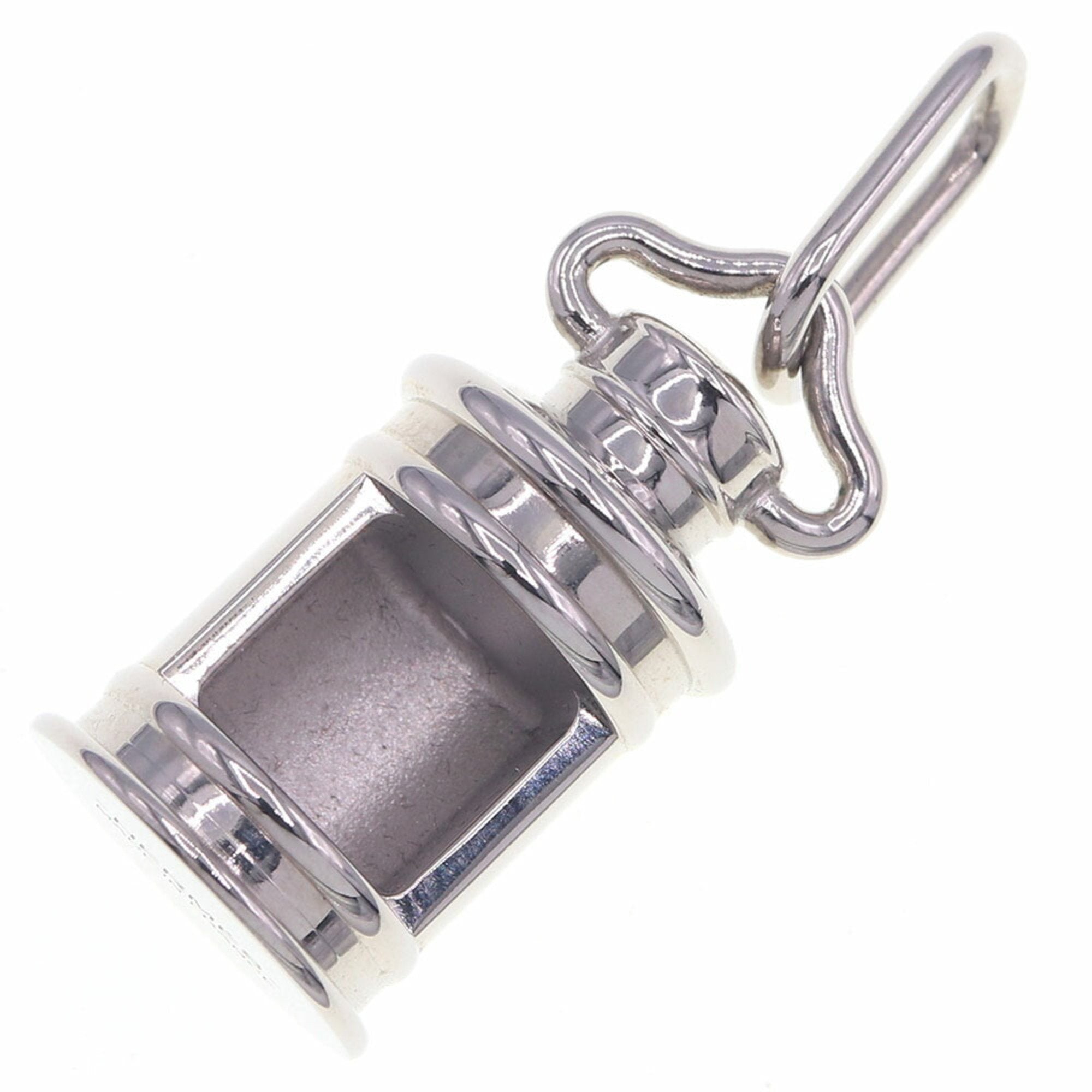 Lantern PM Pendant Necklace Metal Silver