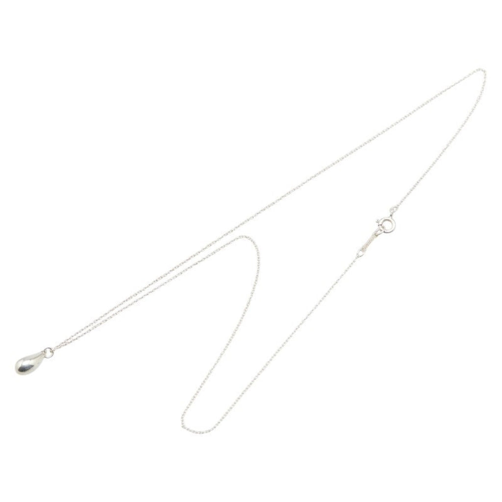 Teardrop Pendant Necklace Sterling Silver
