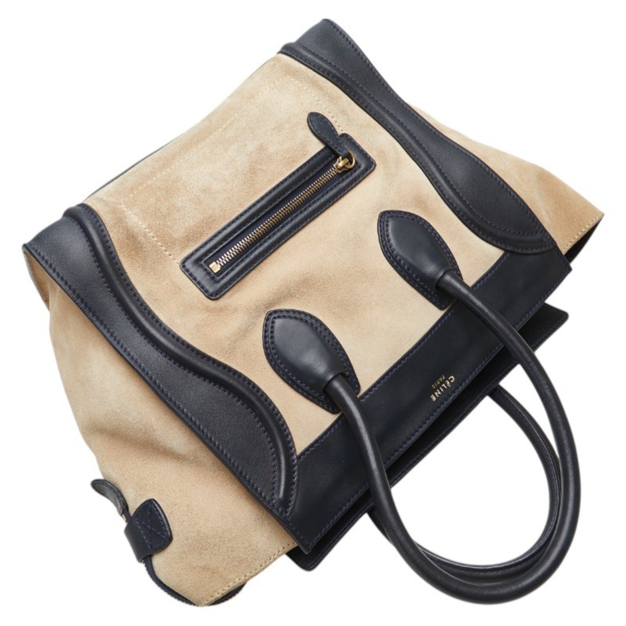 Luggage Bag Suede Mini