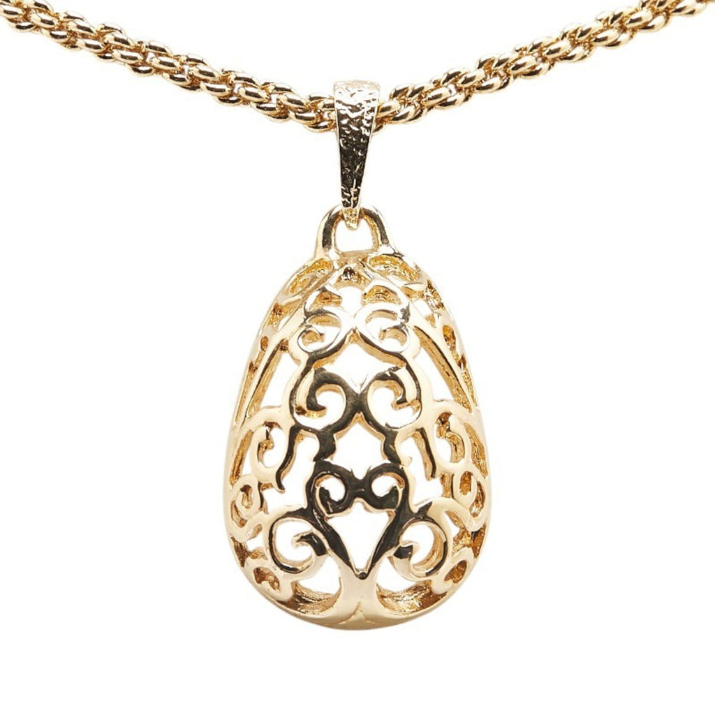 Vintage Pendant Necklace Gold
