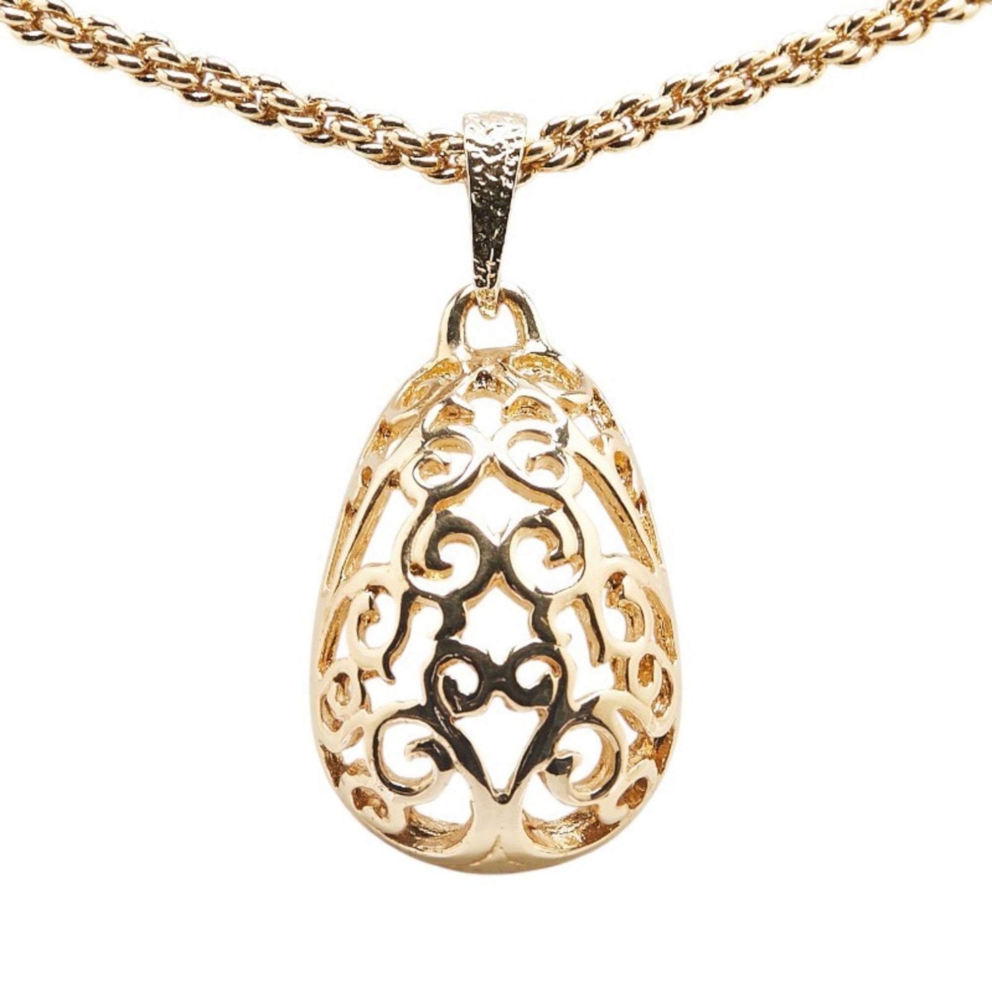 Vintage Pendant Necklace Gold
