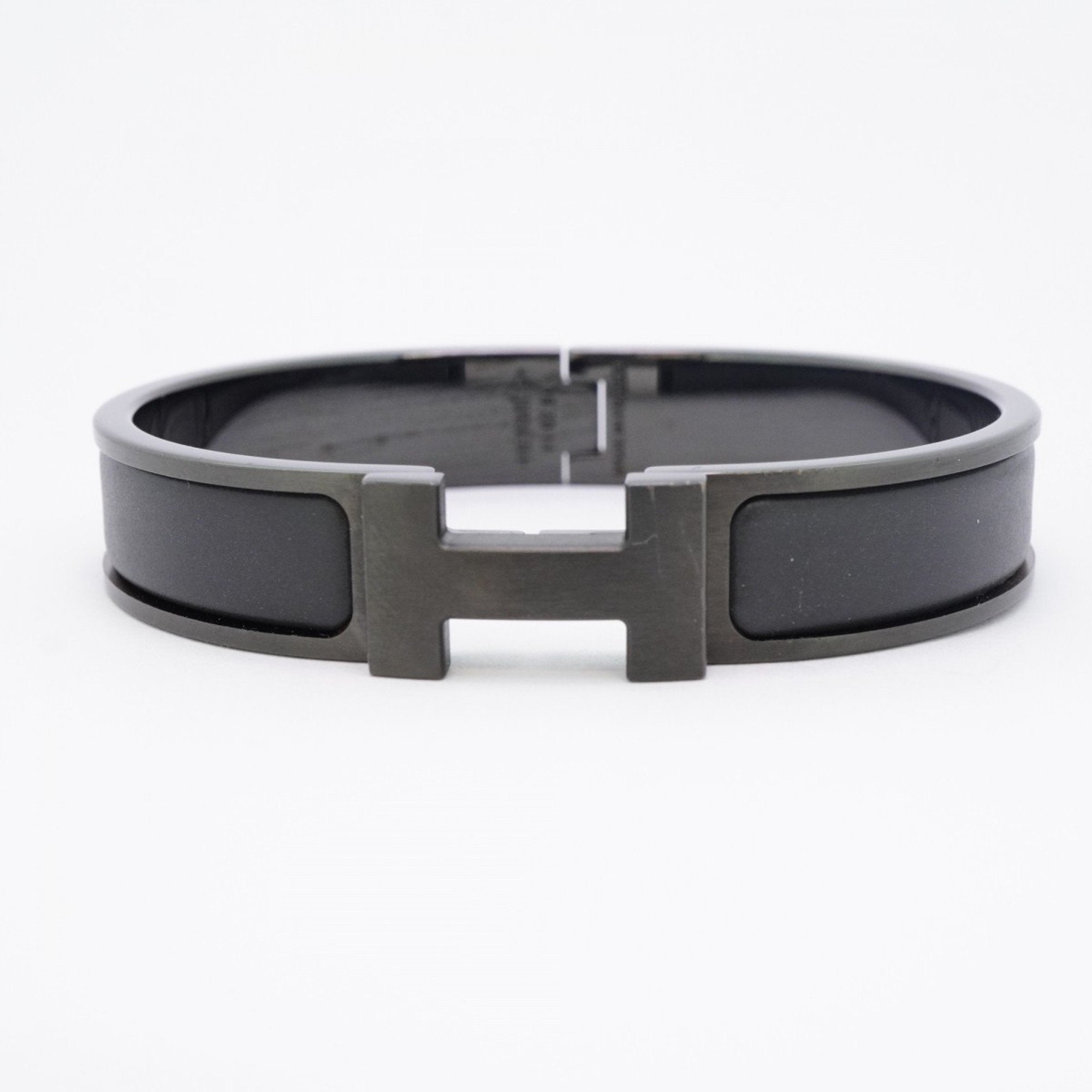 Click-Clack Bangle Metal Black Bracelet