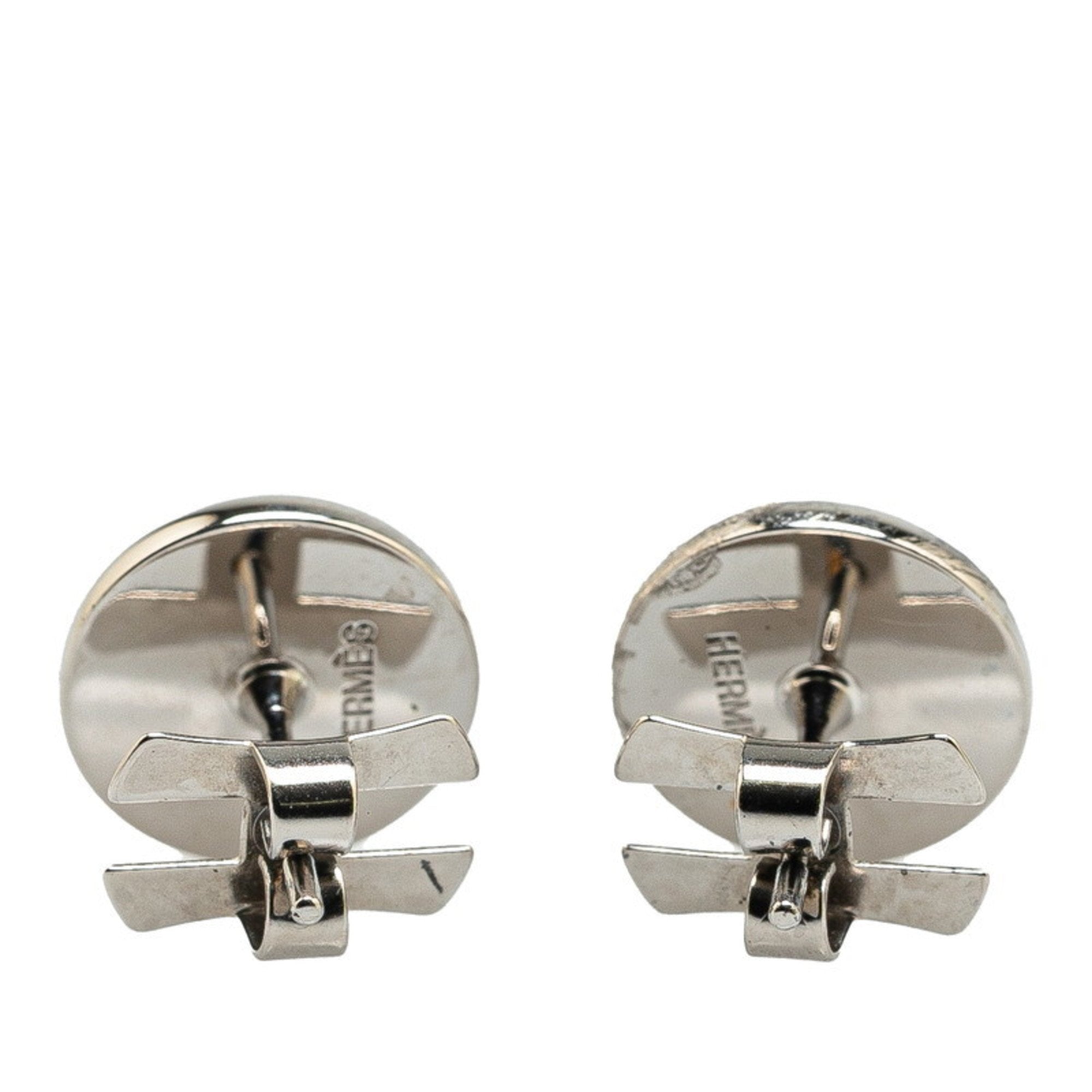 Clip-On Earrings Clip-On Silver-Tone Metal