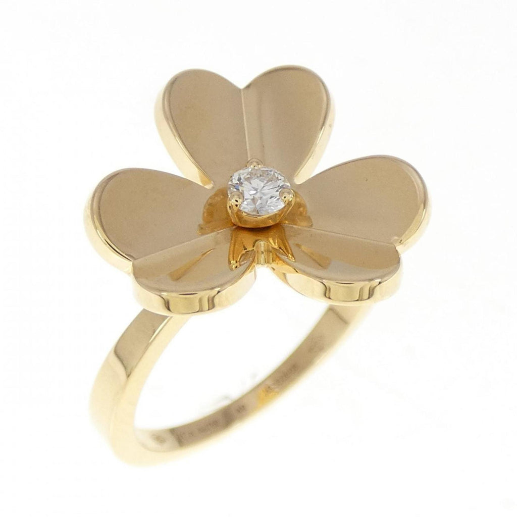 Frivole Ring 18K Yellow Gold Small With Diamond