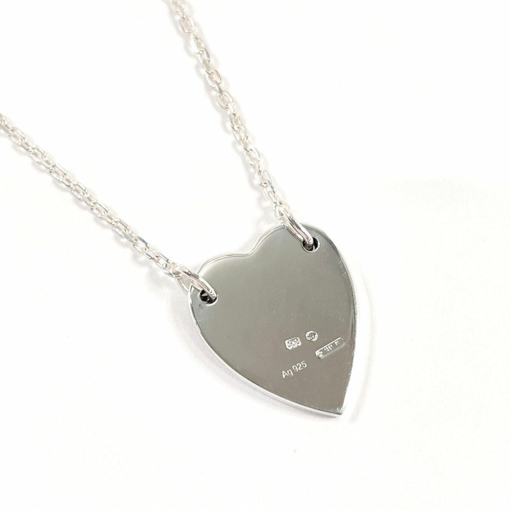 Trademark Heart Pendant Necklace Sterling Silver