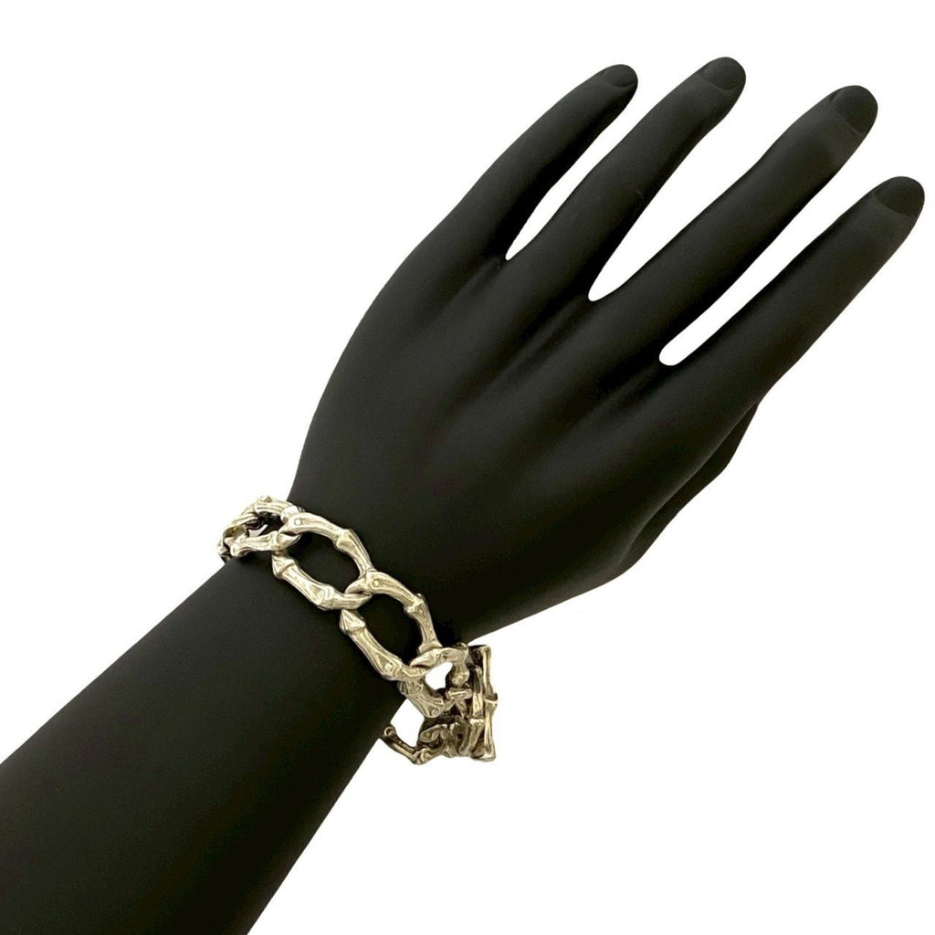 Bamboo Toggle Bracelet Sterling Silver