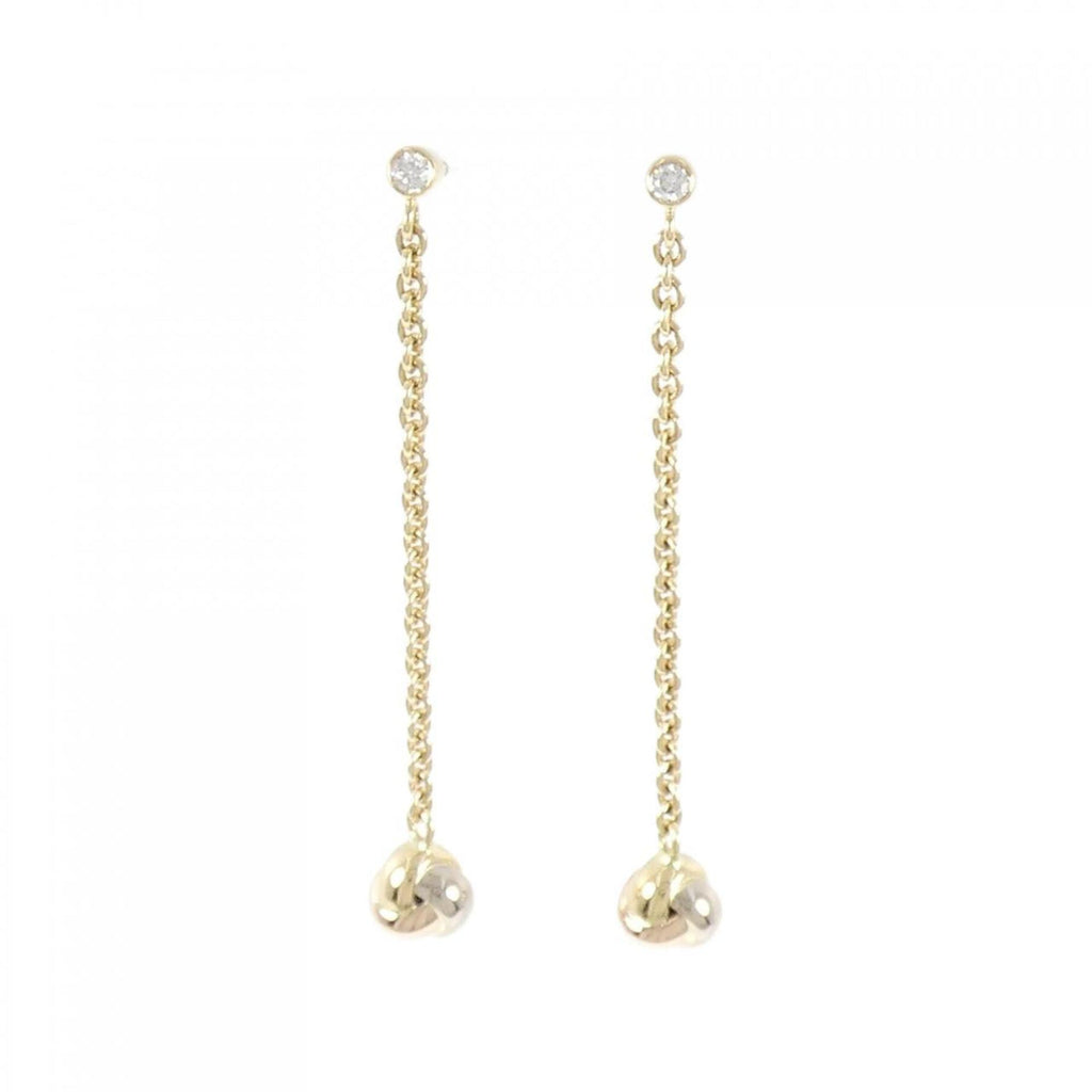 Trinity Earrings 18K Tricolor Gold