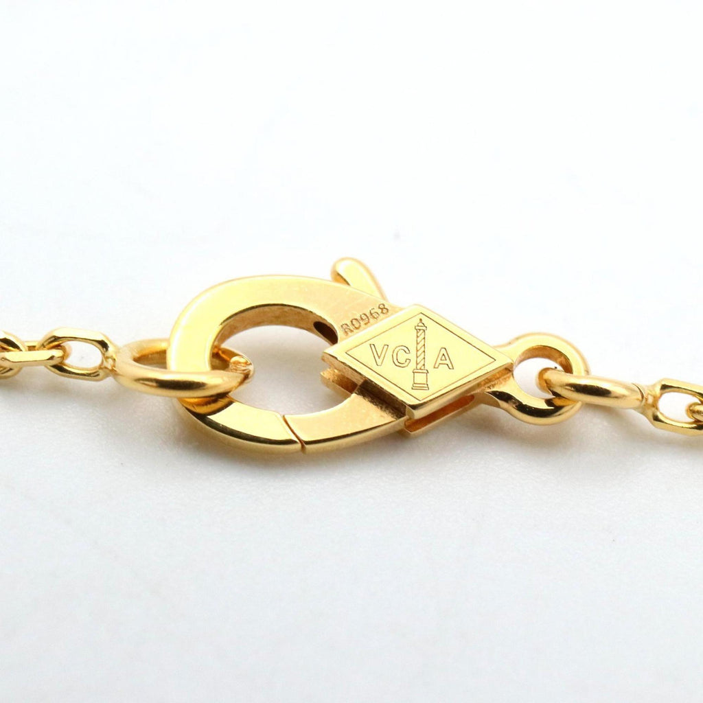Vintage Alhambra Pendant Necklace 18K Yellow Gold